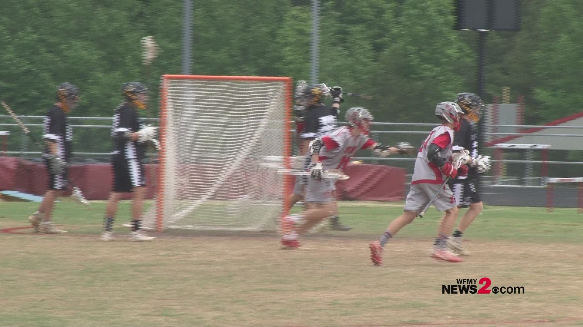 Northwest Guilford's boys lacrosse team topped R.J. Reynolds 20-11 to advance to the semifinals of this year's state playoffs.