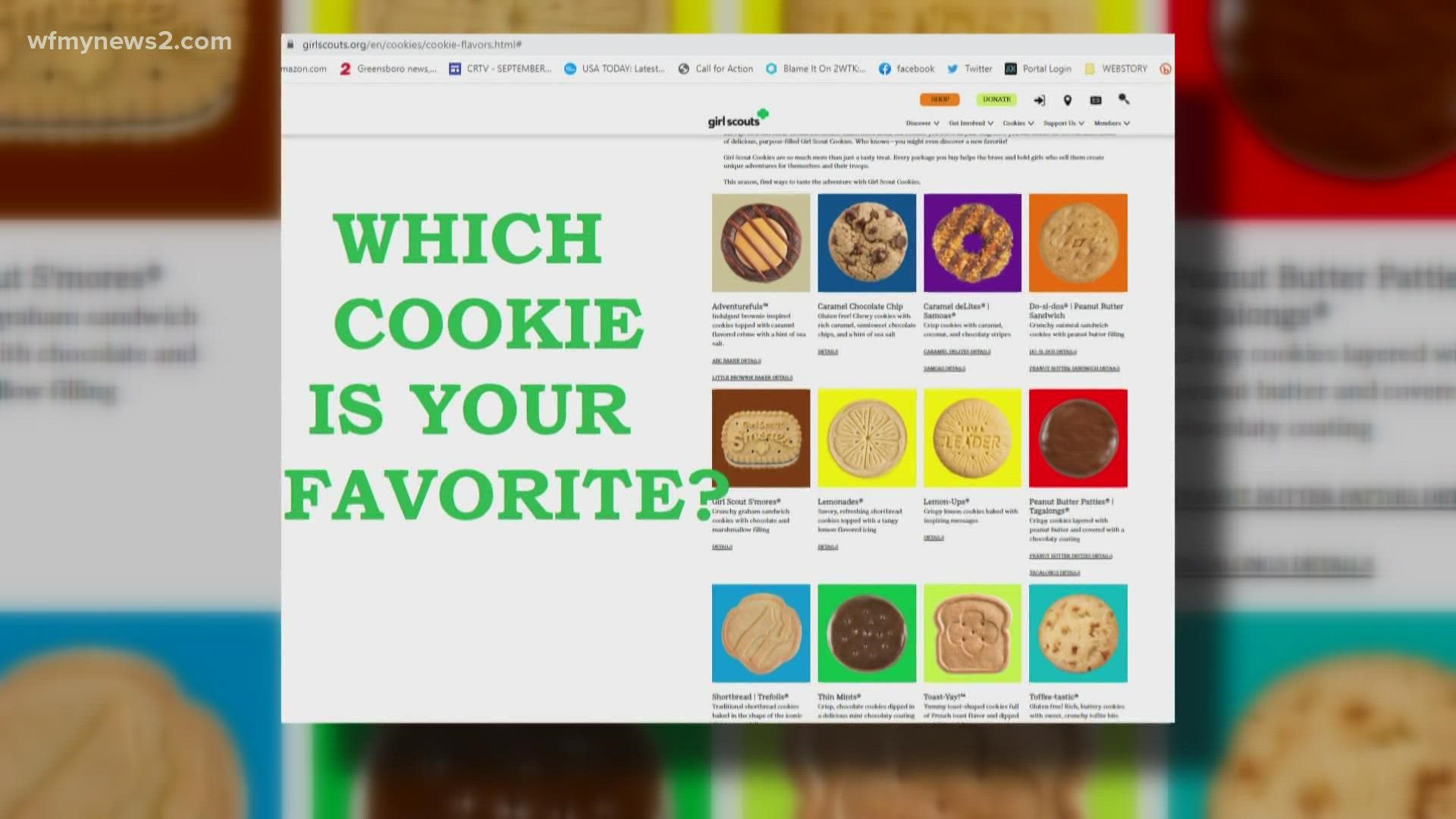 With a new cookie season just hours away, the Girl Scouts organization is putting its best foot forward with a new cookie debut.