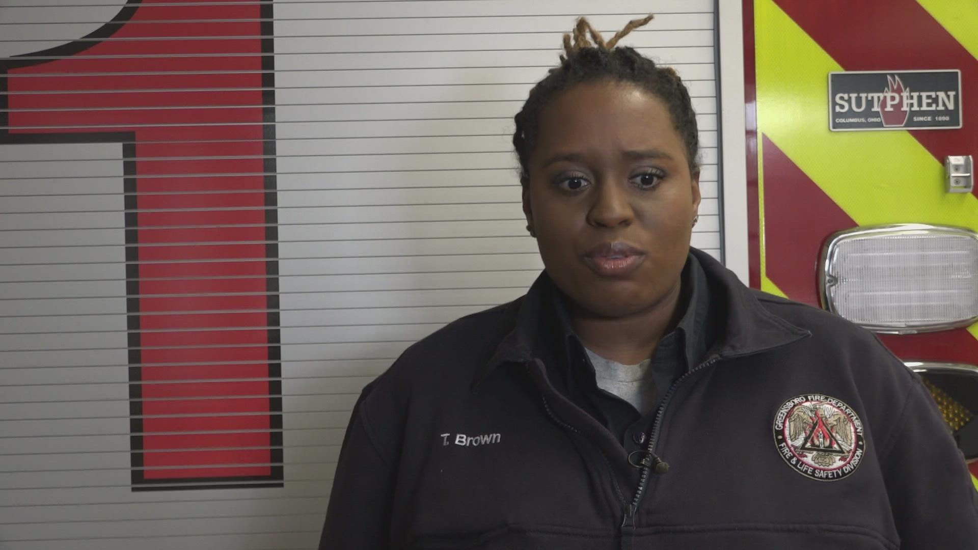 Temeka Brown will become fire captain for Fire Station 1. She's worked in the department for 10 years.
