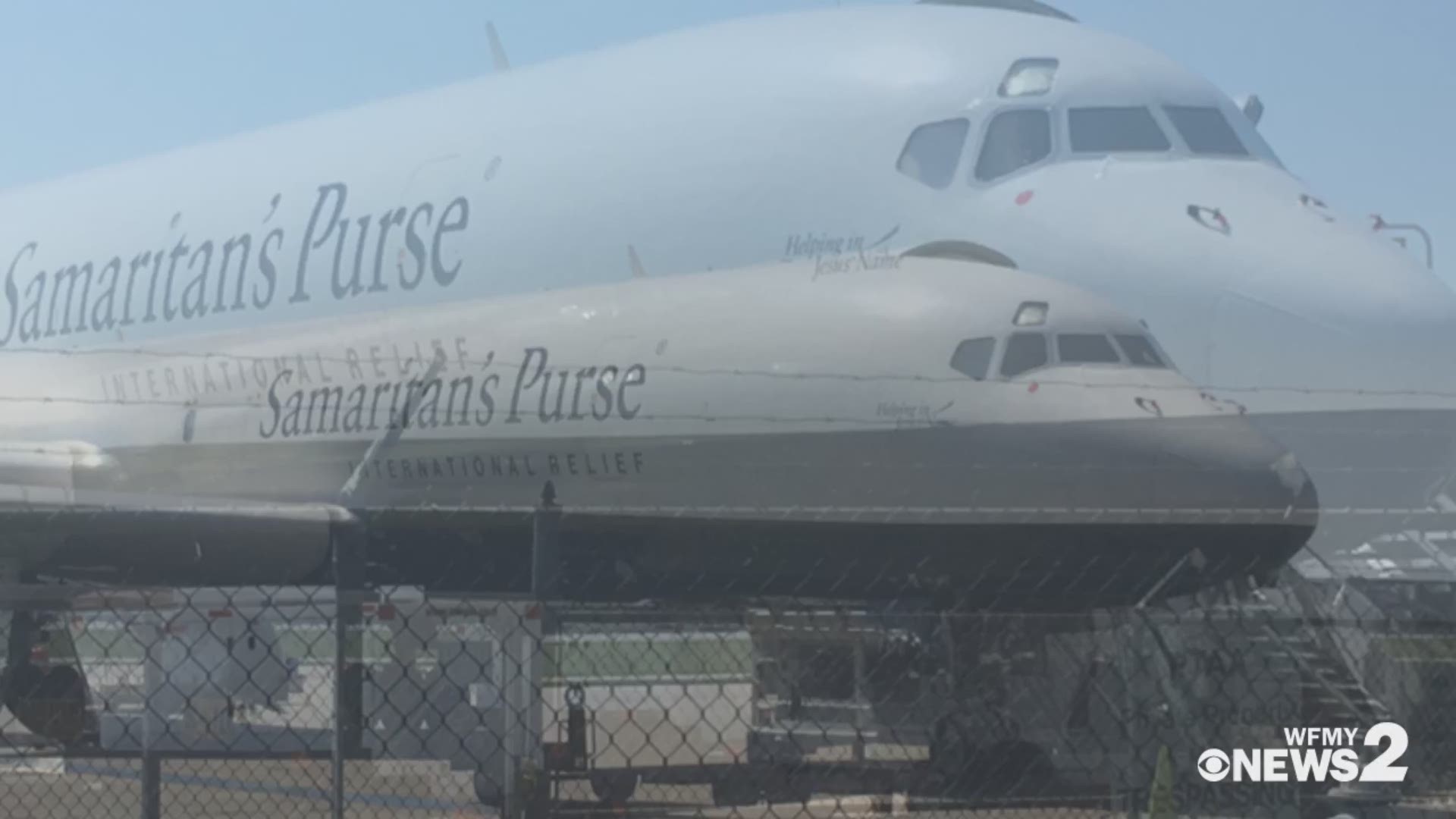 Samaritan's Purse loaded up supplies Tuesday afternoon at Piedmont Triad International (PTI) Airport in Greensboro. Once they get the okay to fly to the Bahamas, their volunteers will be taking medical supplies and water filtration systems to help those impacted by the hurricane.