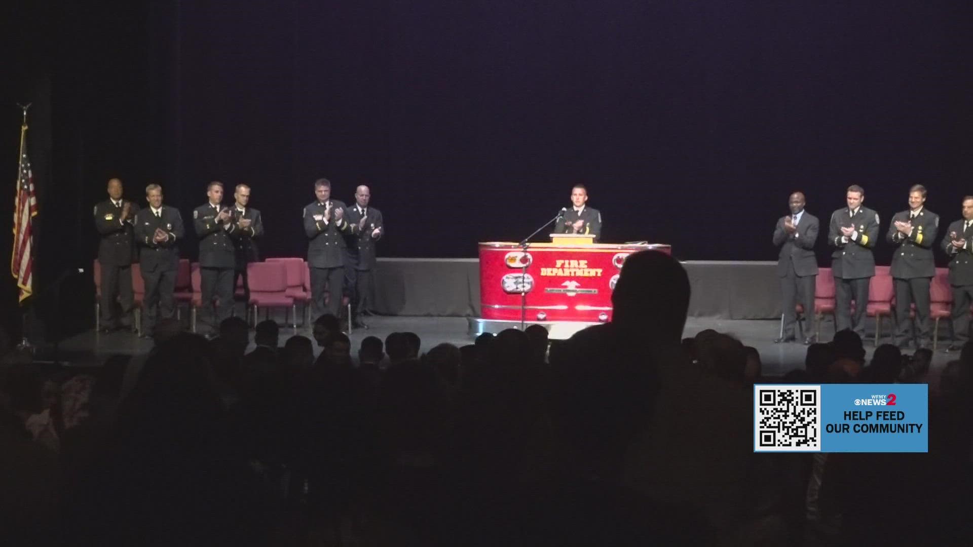 The Greensboro Fire Department held a graduation ceremony for 22 new recruits.