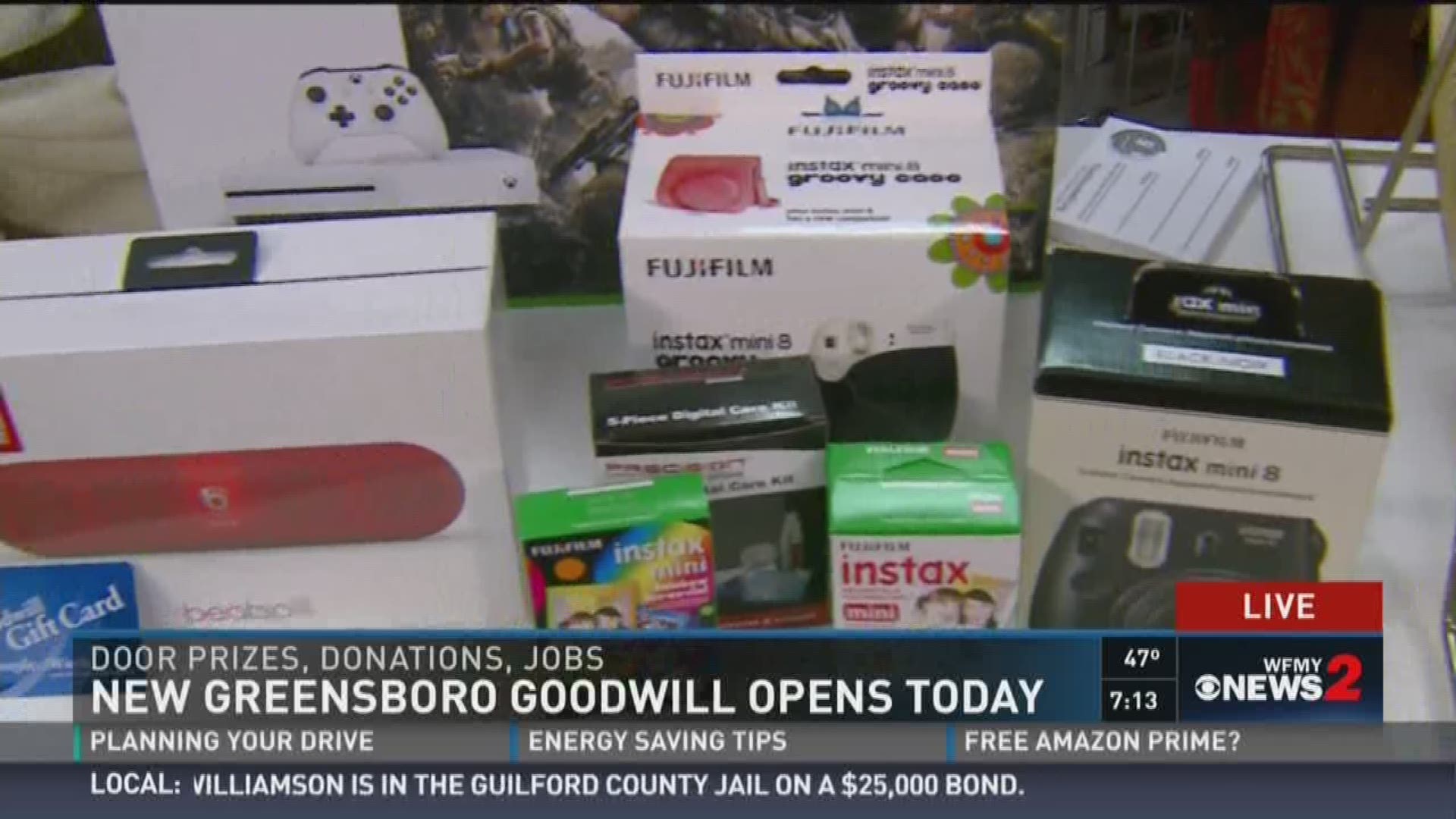 You Can Win Door Prizes at New Goodwill Store