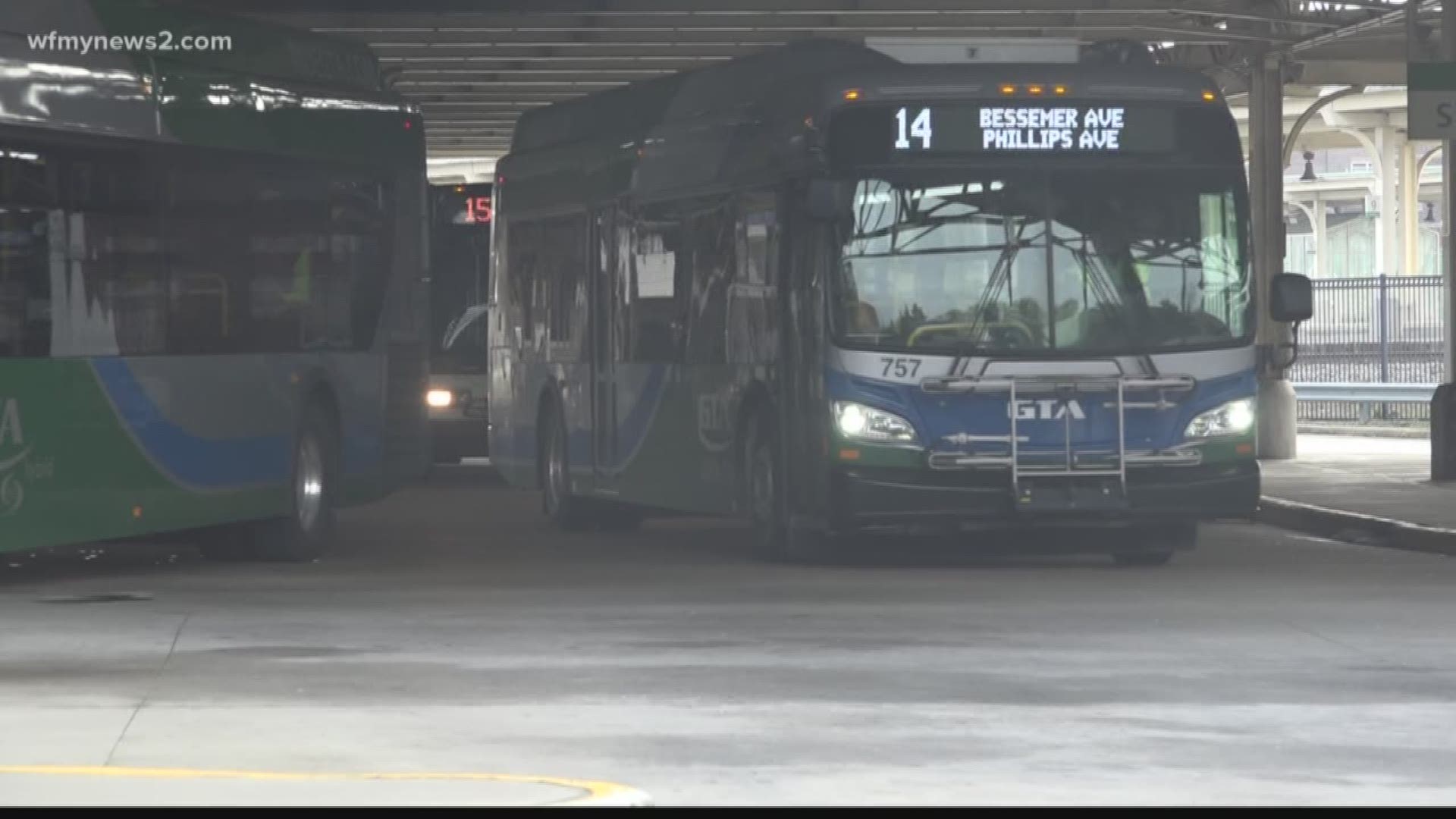 An ambulance was called to the bus depot on Monday because someone was suffering from what appeared to be coronavirus symptoms in the City of Greensboro.