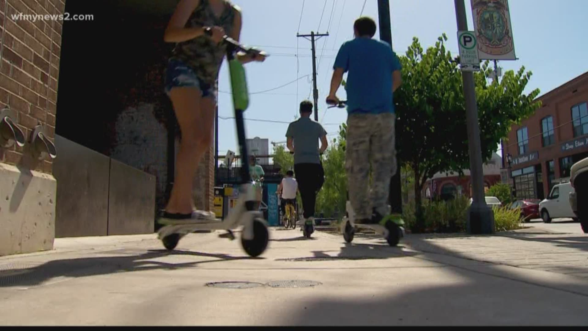 Dockless Scooters Roll Into Greensboro