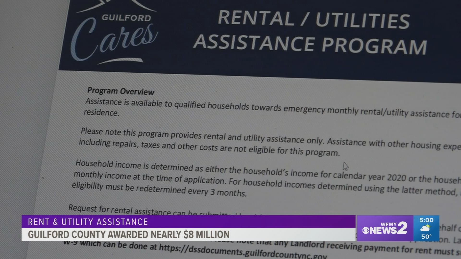 Monday, Guilford County launched its new rent and utility assistance program, offering $8 million in aid.