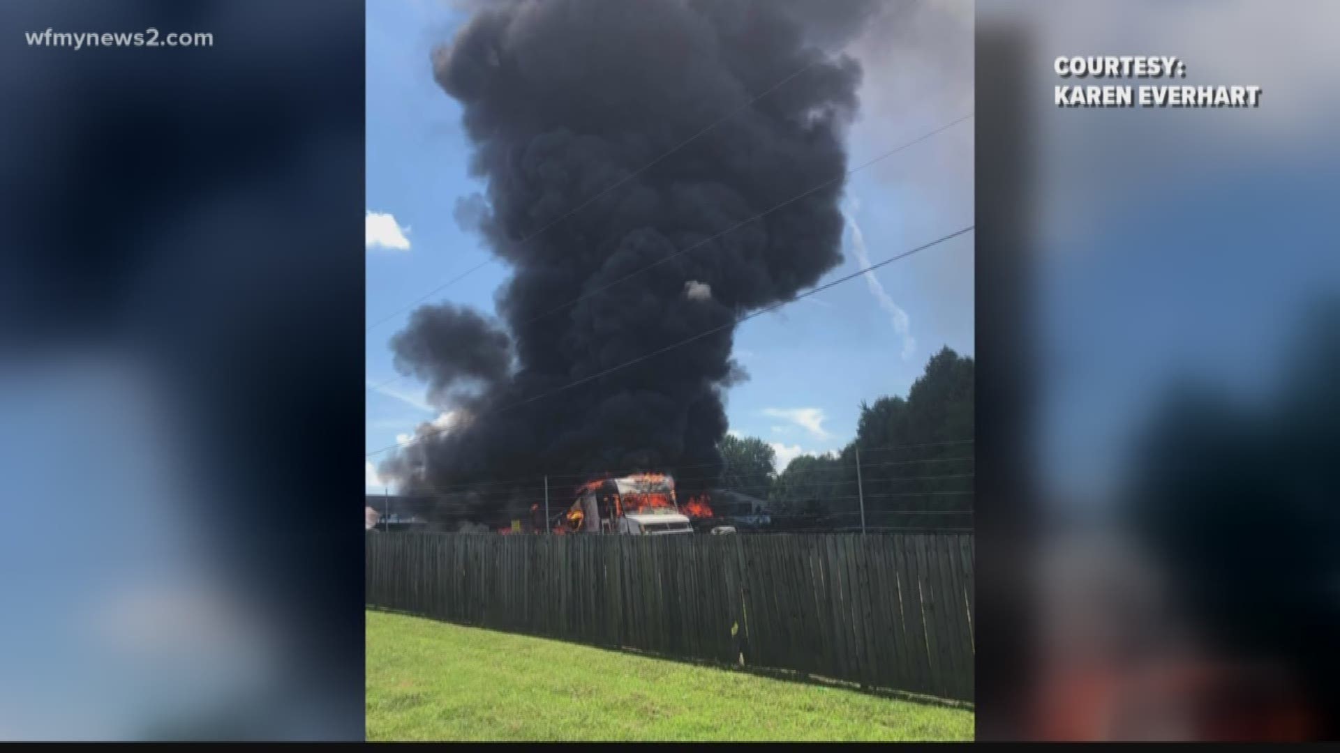 Leonard Salvage Yard In Lexington Catches Fire
