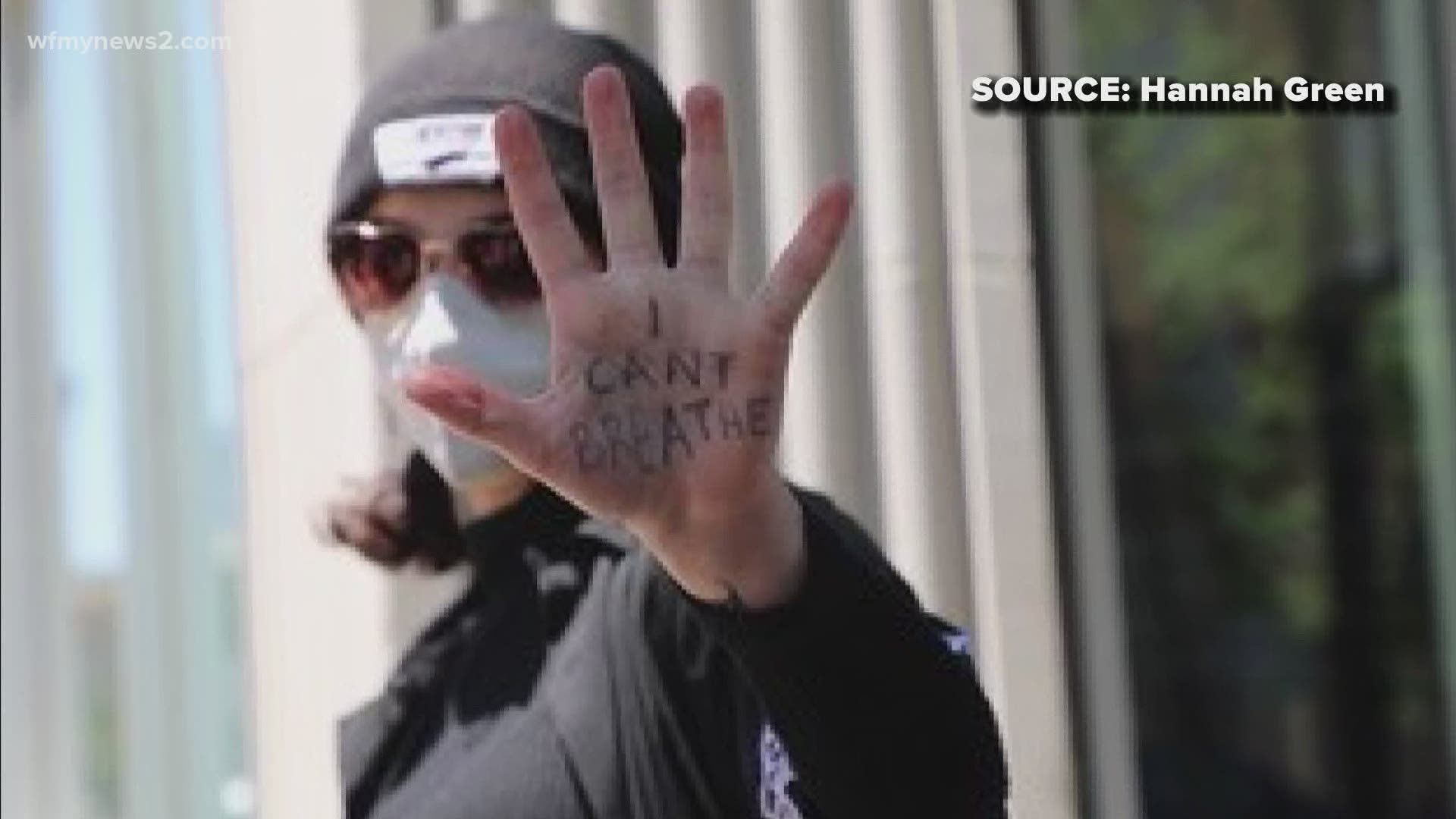 Hannah Green went to a protest with her family, and captured moments using her camera. She wants everyone to know there is good coming from these protests.