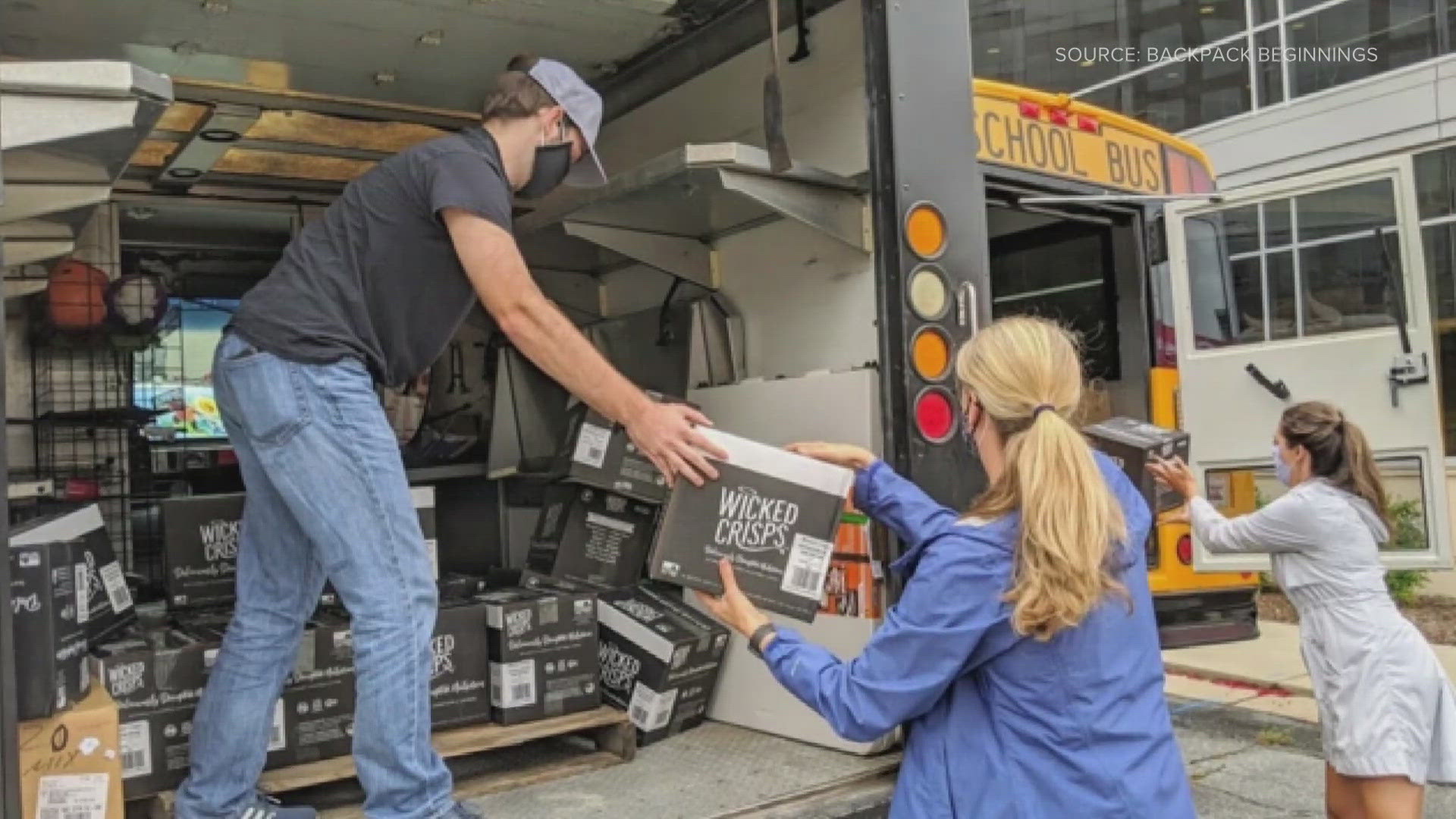 It's a creative way to help kids in the Triad get the much-needed school supplies and bridge the summer food gap.