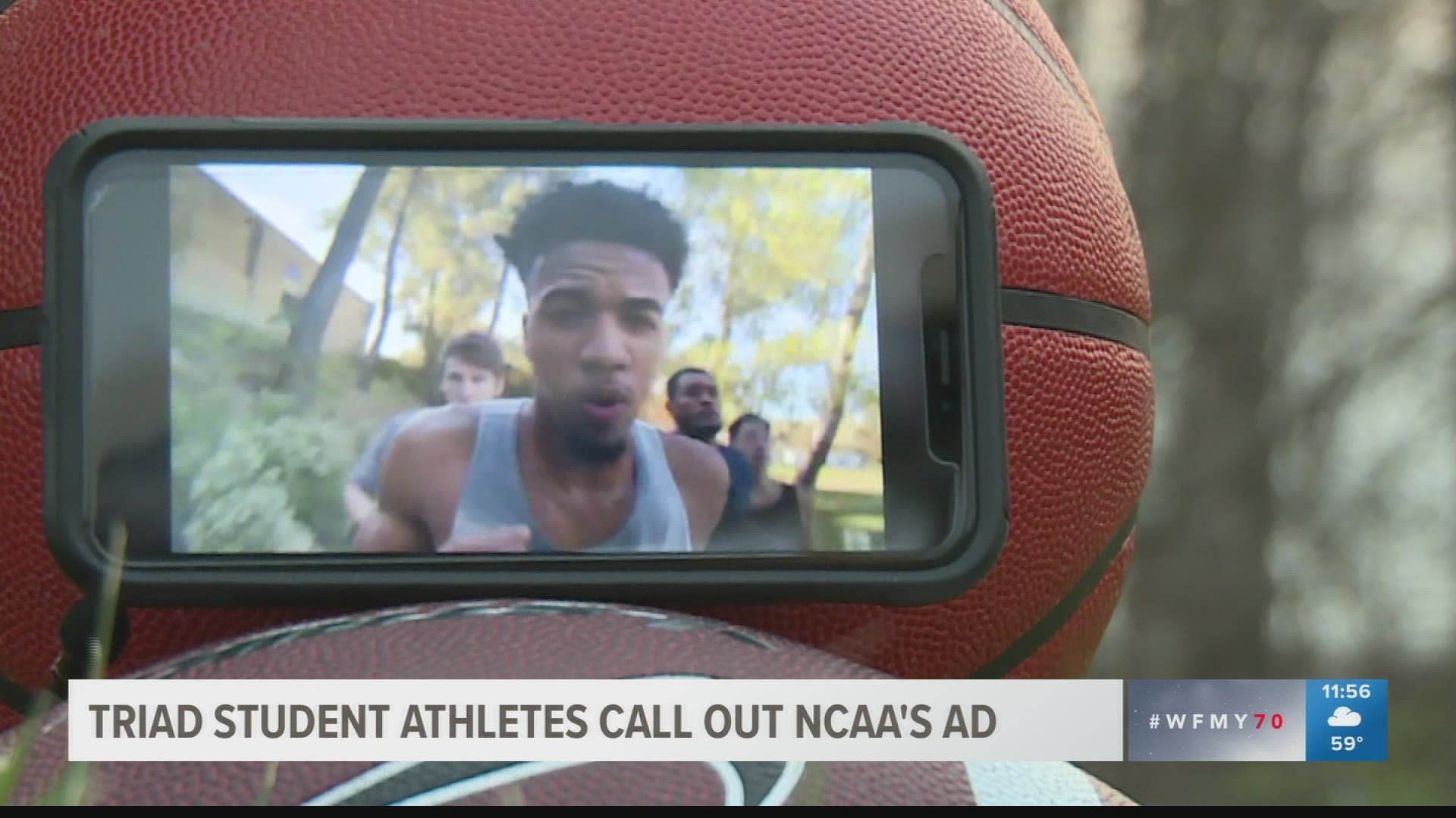 A former North Carolina A&T football player and basketball player say the NCAA ad doesn't show the true dedication it takes to compete in college.