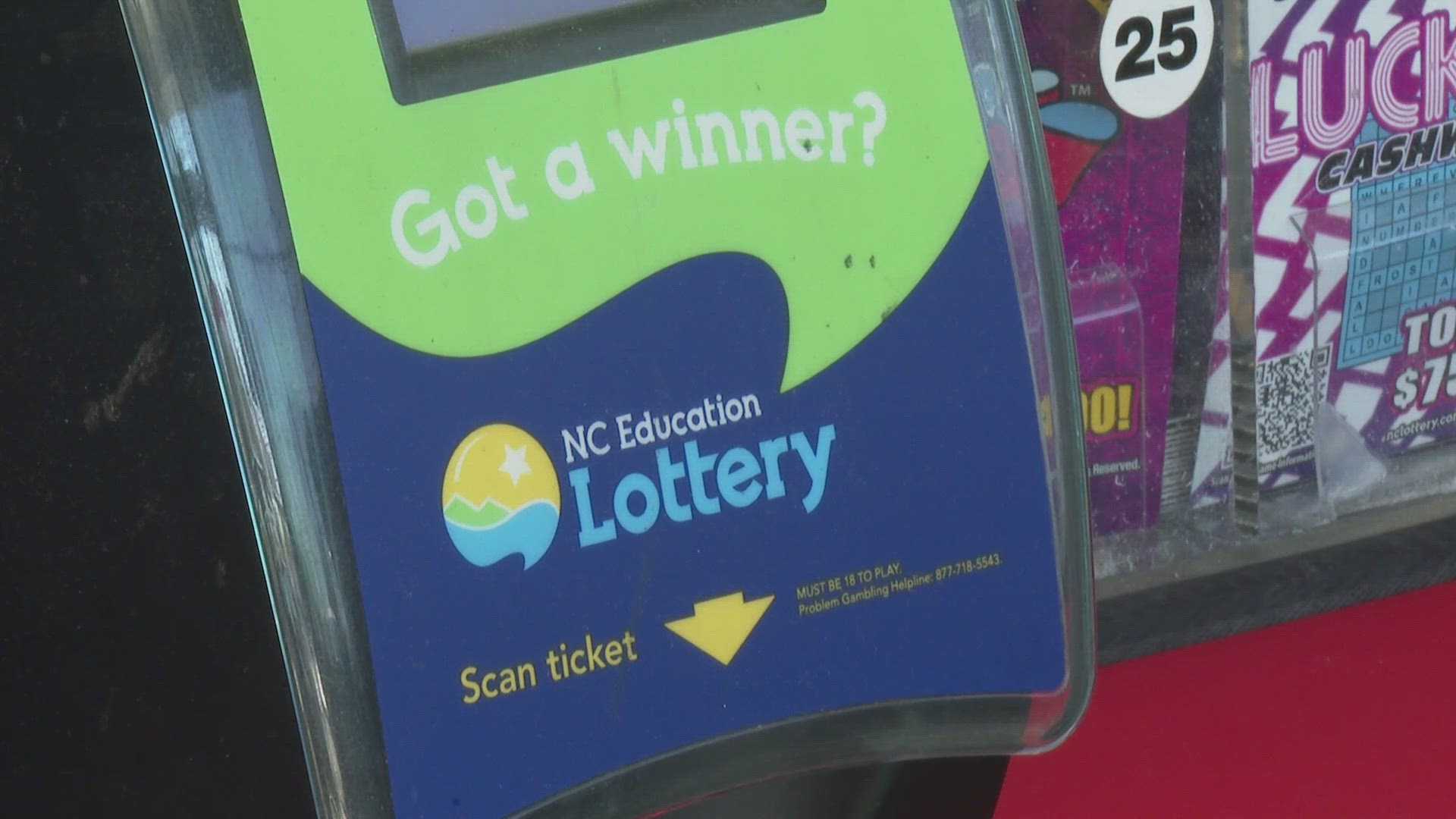 There was a lucky winner in Burlington Friday!