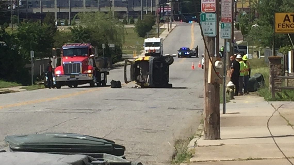 Car Crashes into Pole Causing Power Outage South of Downtown Greensboro