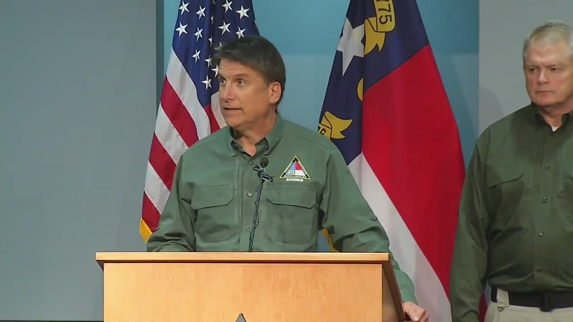Governor McCrory Updates Flood Conditions