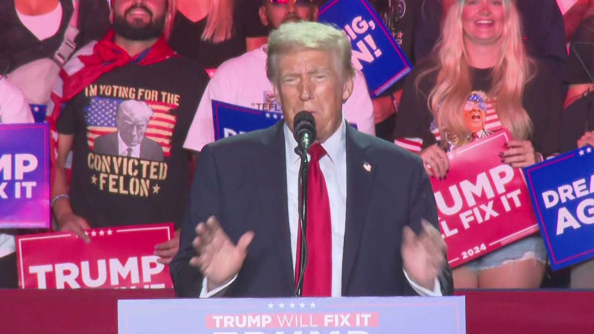 Trump Campaign Rall Donald Trump campaign rally in Greensboro | Full remarks | wfmynews2.com