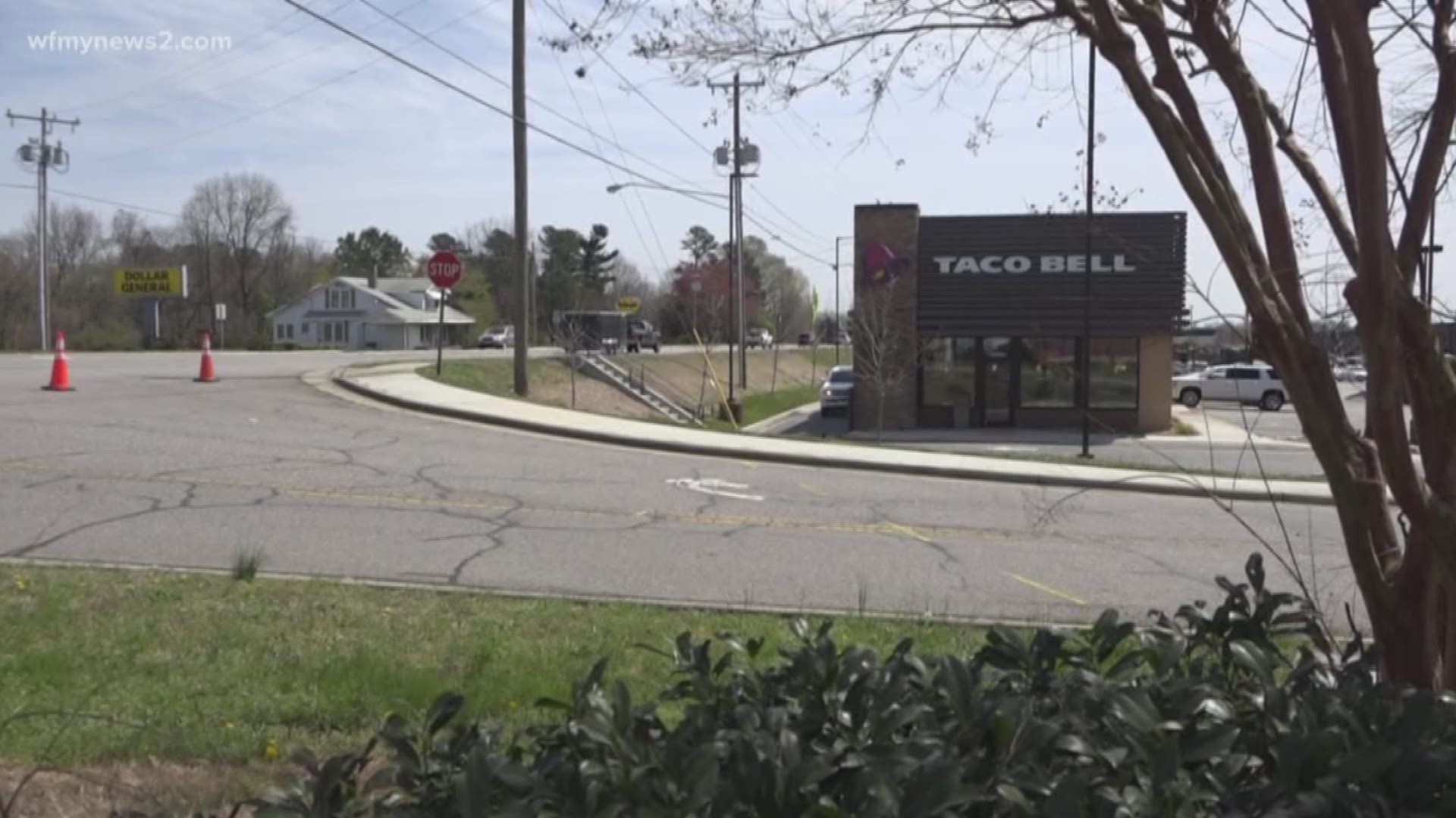 A Greensboro man is accused of stabbing a woman, taking off and then crashing his car into a utility pole. Witnesses detained the main until officers arrived, police say.