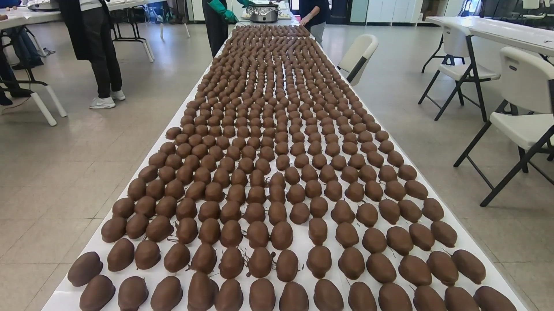 First Presbyterian Church Of Kernersville is known for selling thousands of their homemade chocolate-dipped eggs near Easter.