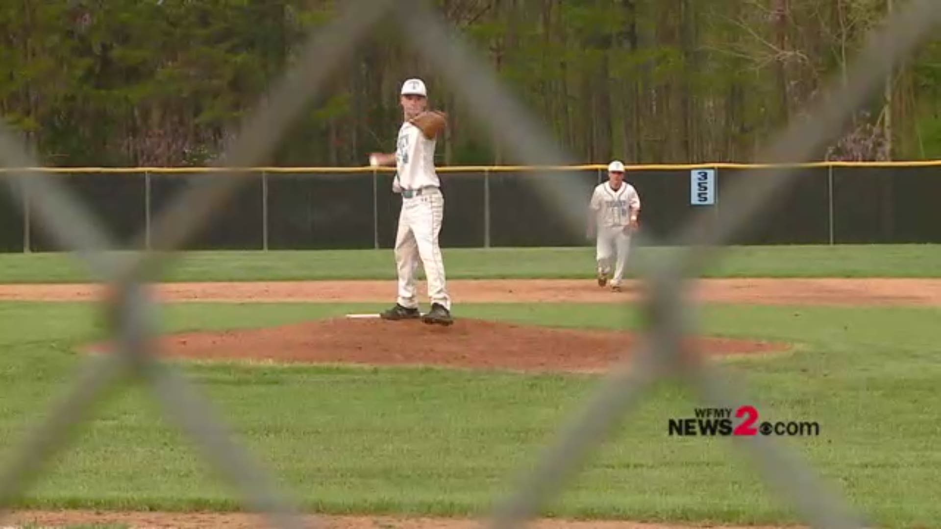 The Trinity High student threw three strikeouts in his first three innings.