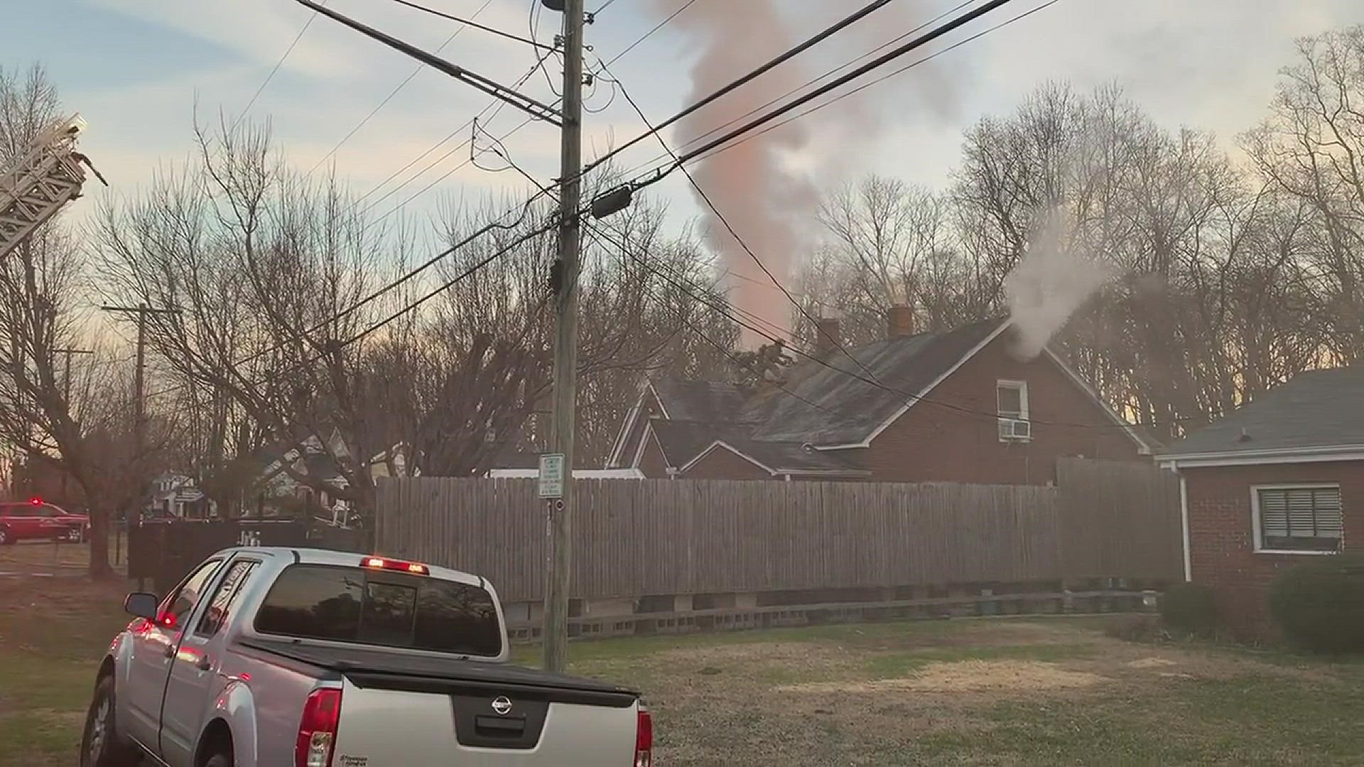 Winston-Salem fire crews confirmed that one person has died in the house fire.