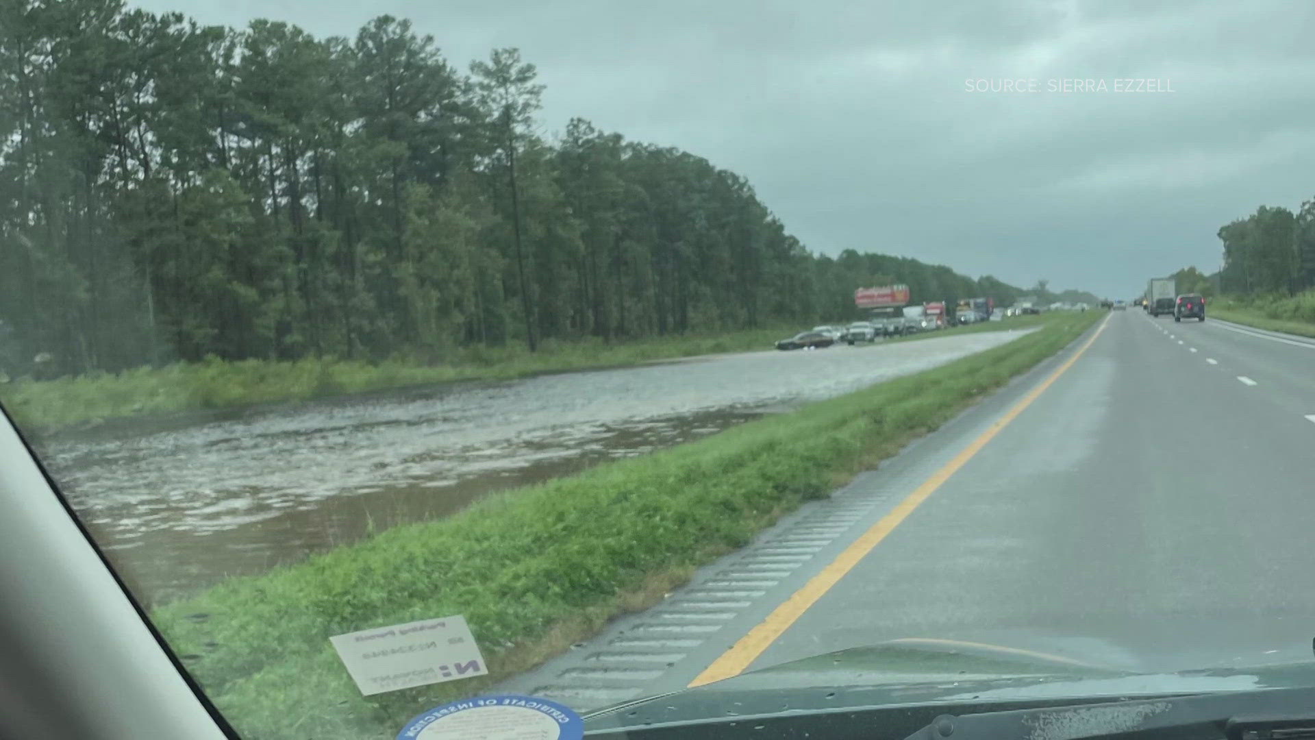 Popular vacation spots like Carolina Beach and Oak Island got hit hard.