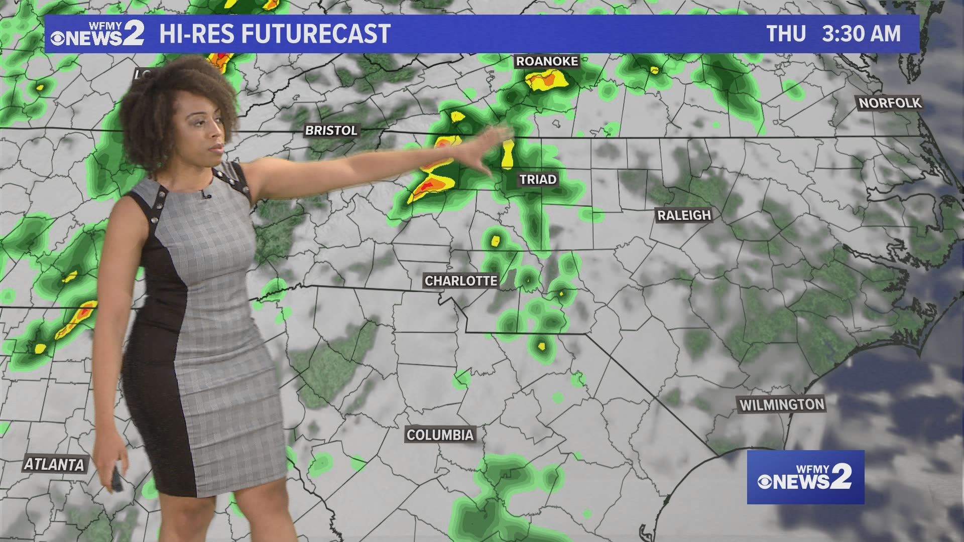 Monique Robinson's Monday evening forecast for October 10, 2022