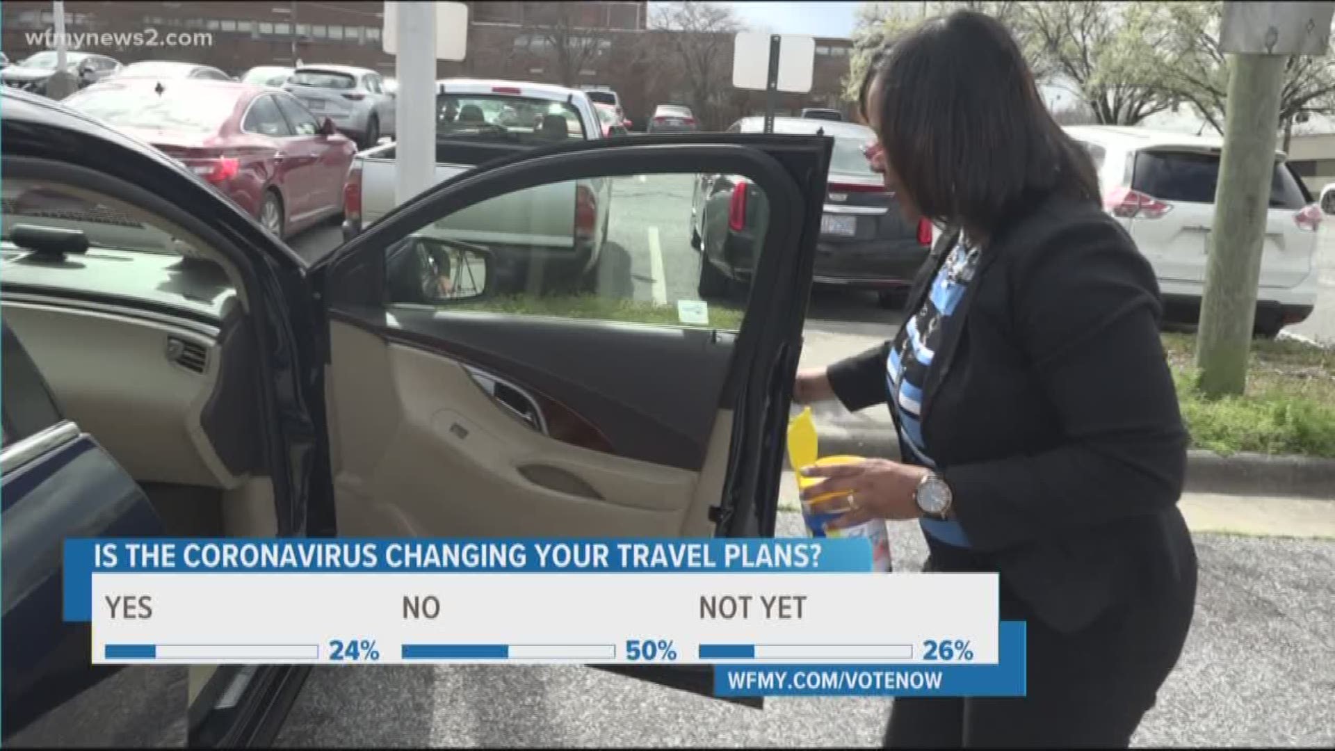 The Coronavirus is causing some worry for travelers, but Uber and Lyft drivers say there's nothing to worry about.