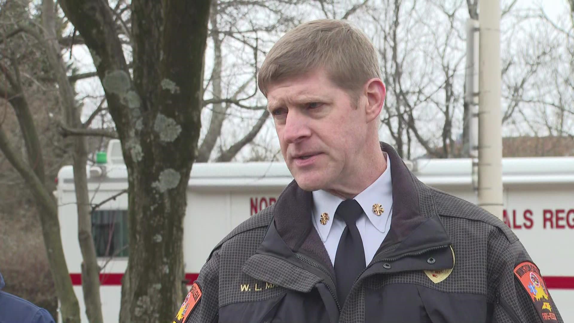 WinstonSalem fertilizer plant fire Tuesday morning update