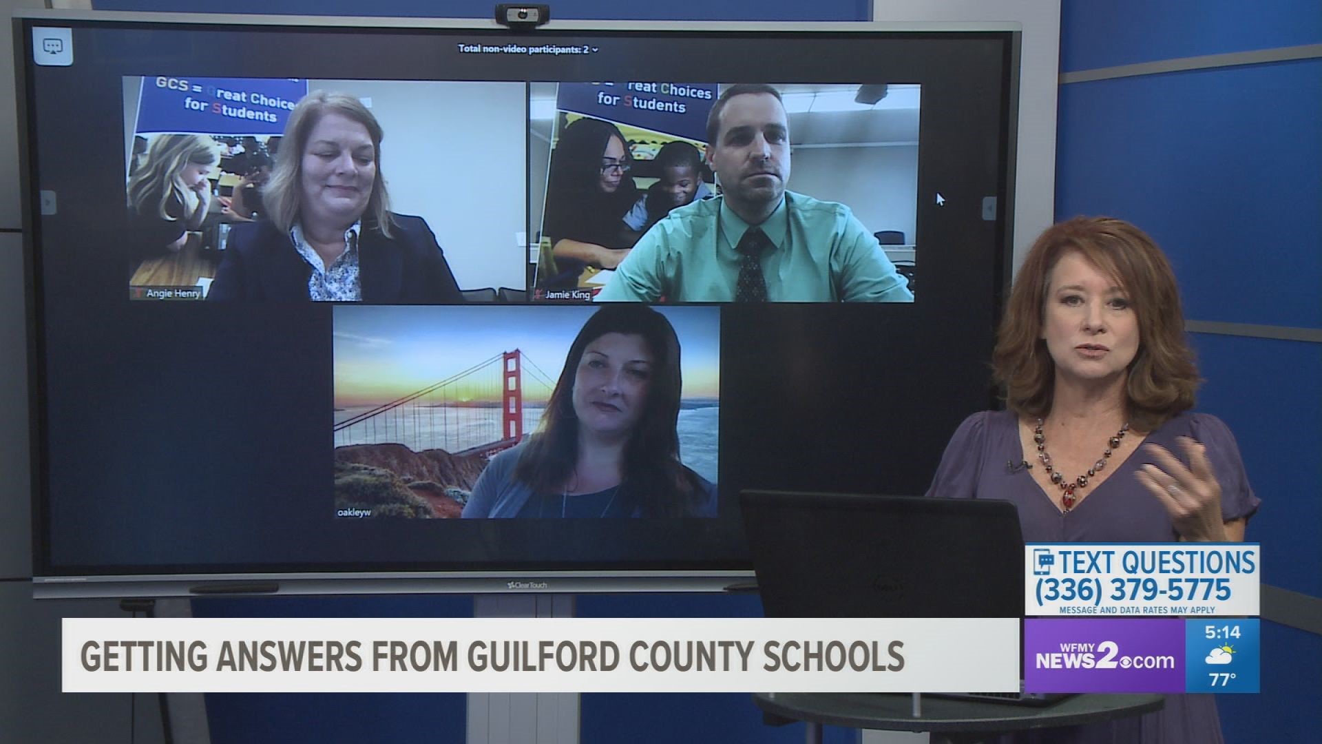 Guilford County Schools leaders answer your questions on the first week of school.