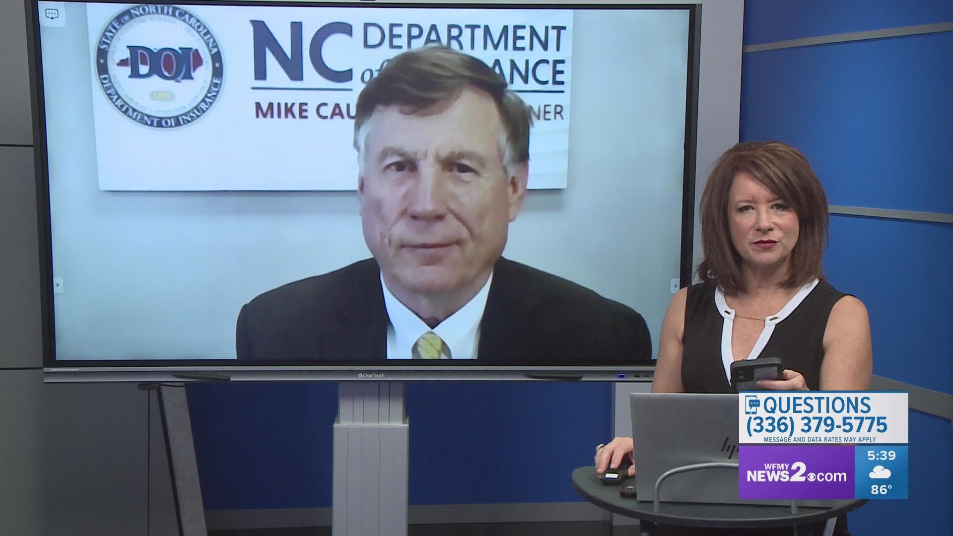 North Carolina Department of Insurance Commissioner Mike Causey answers your questions.