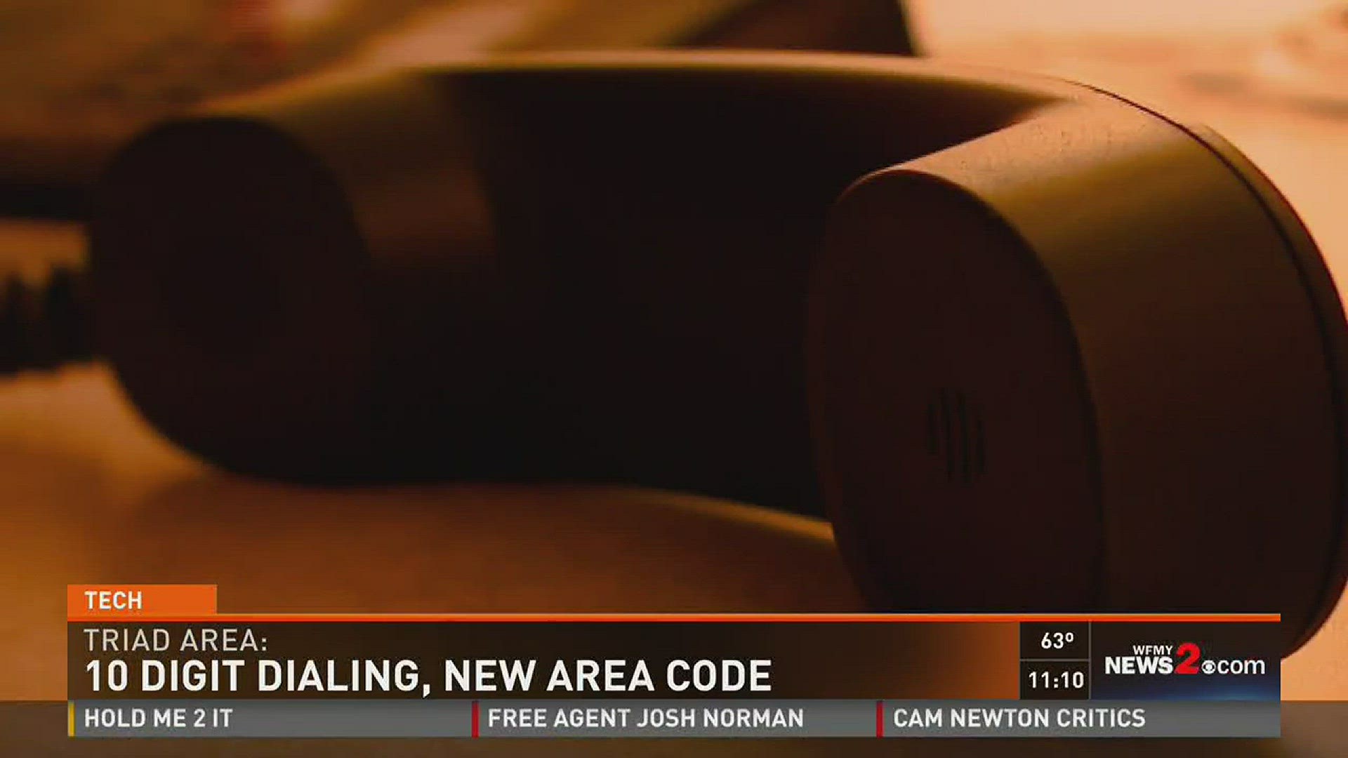 Why The Triad Is Getting 2 Area Codes, 10 Digit Dialing | wfmynews2.com
