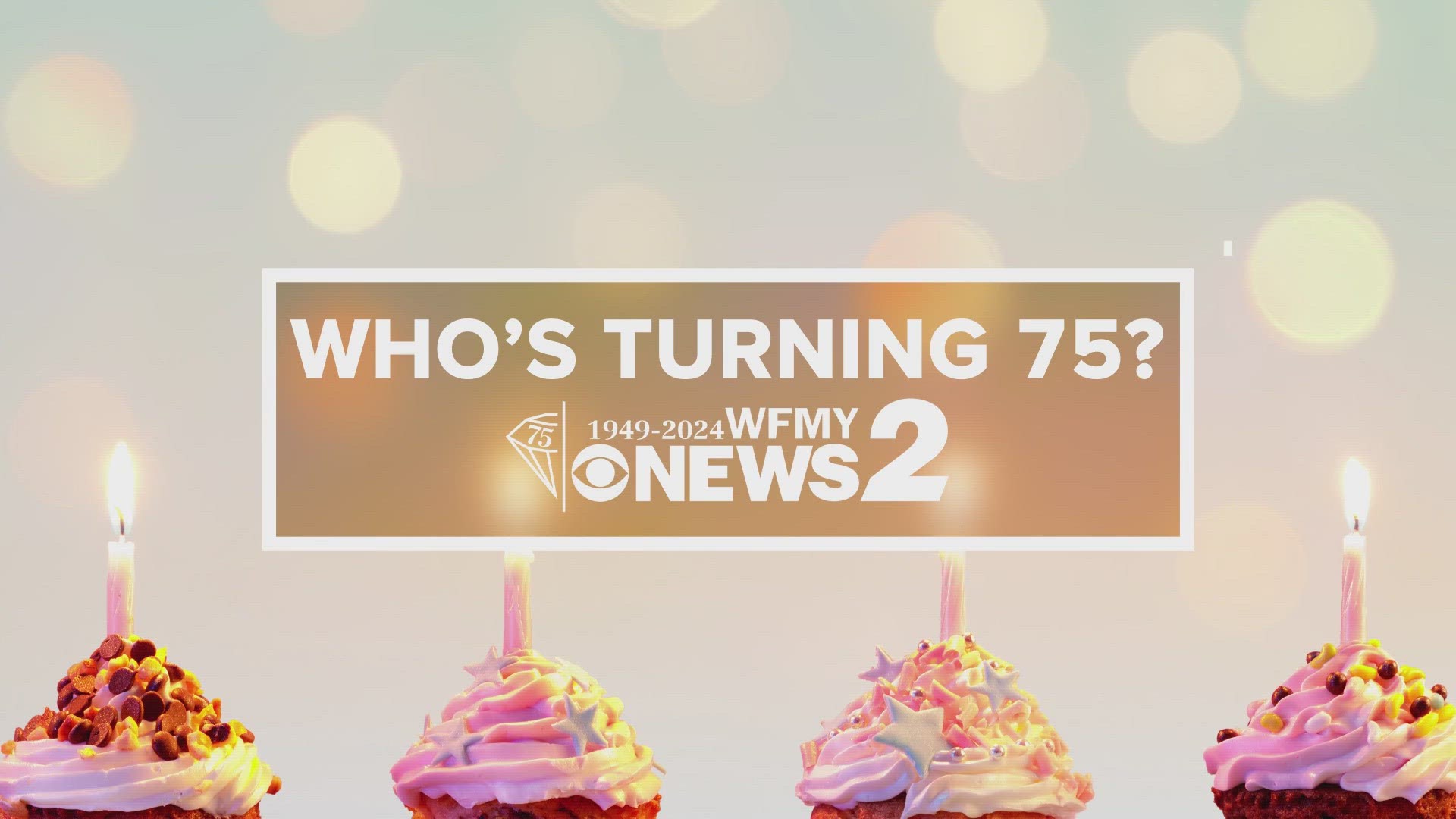 As WFMY News 2 celebrates turning 75 in 2024, we're also celebrating the members of our community turning 75 this year!