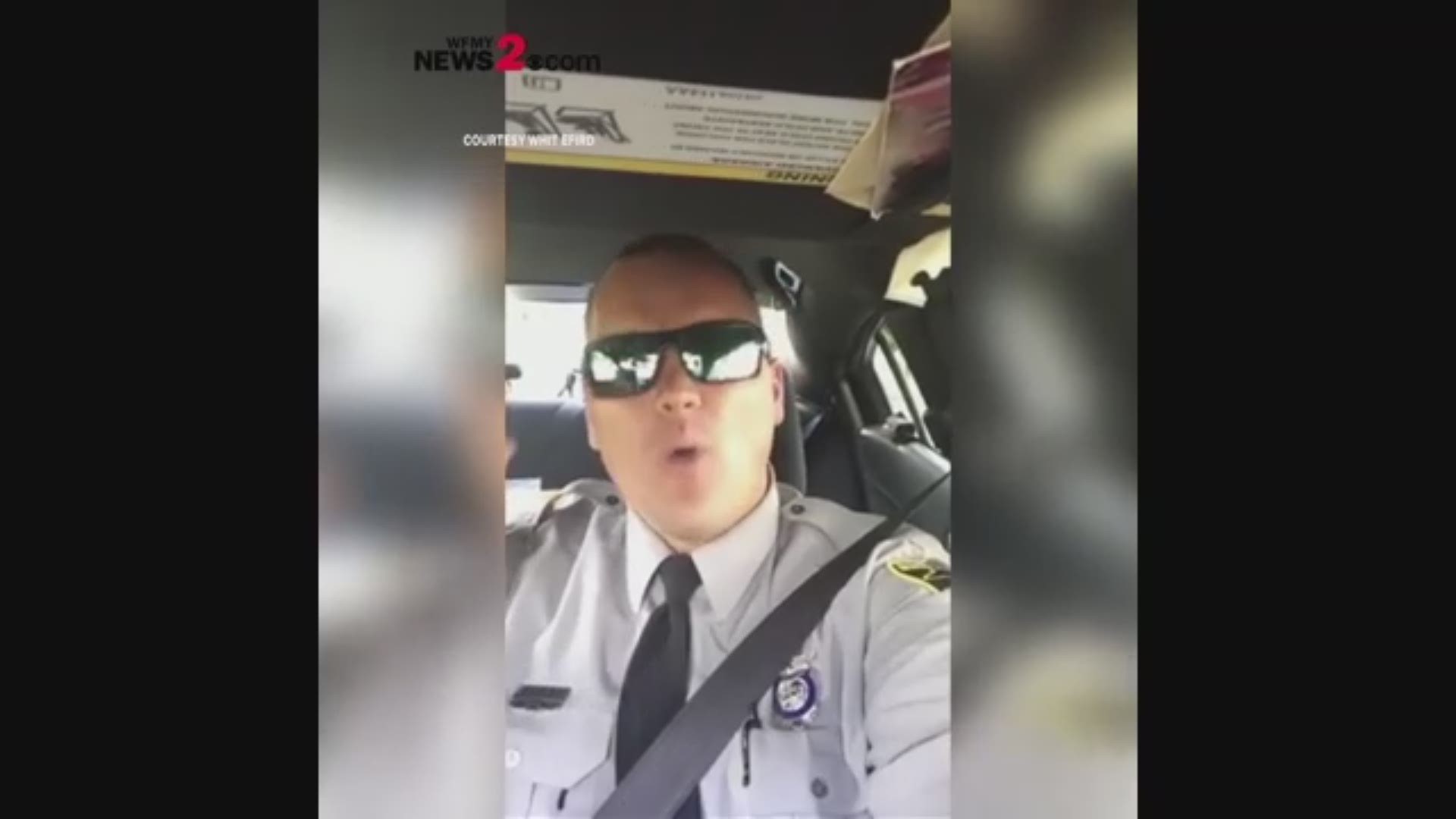 NC Highway Patrolman Joins #LipSyncBattle