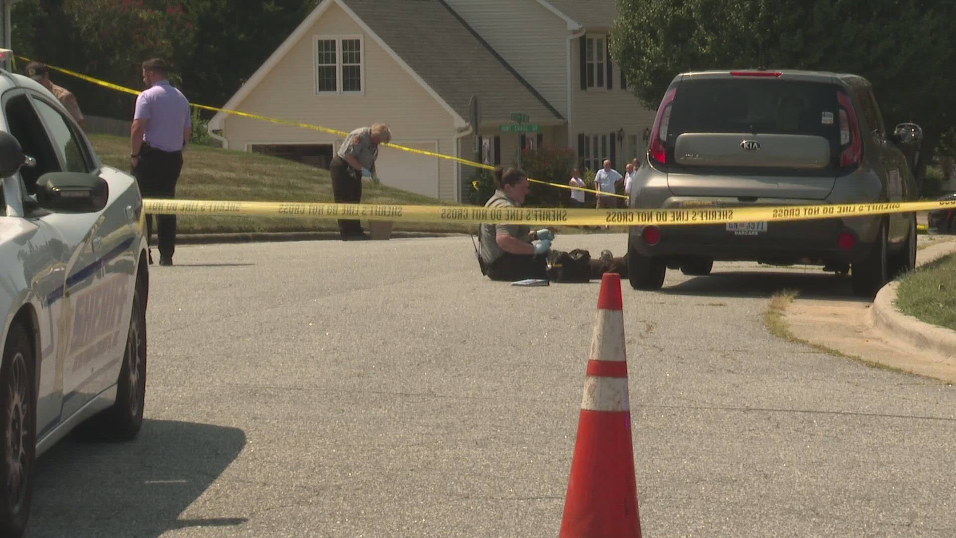 The sheriff said someone killed a woman and attacked her niece in the Adams Farm neighborhood.