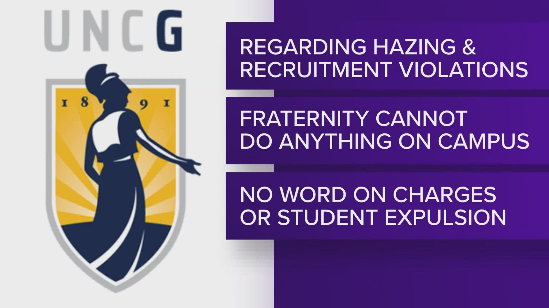 Sigma Phi Epsilon will be removed from UNCG after being accused of hazing and recruitment violations.