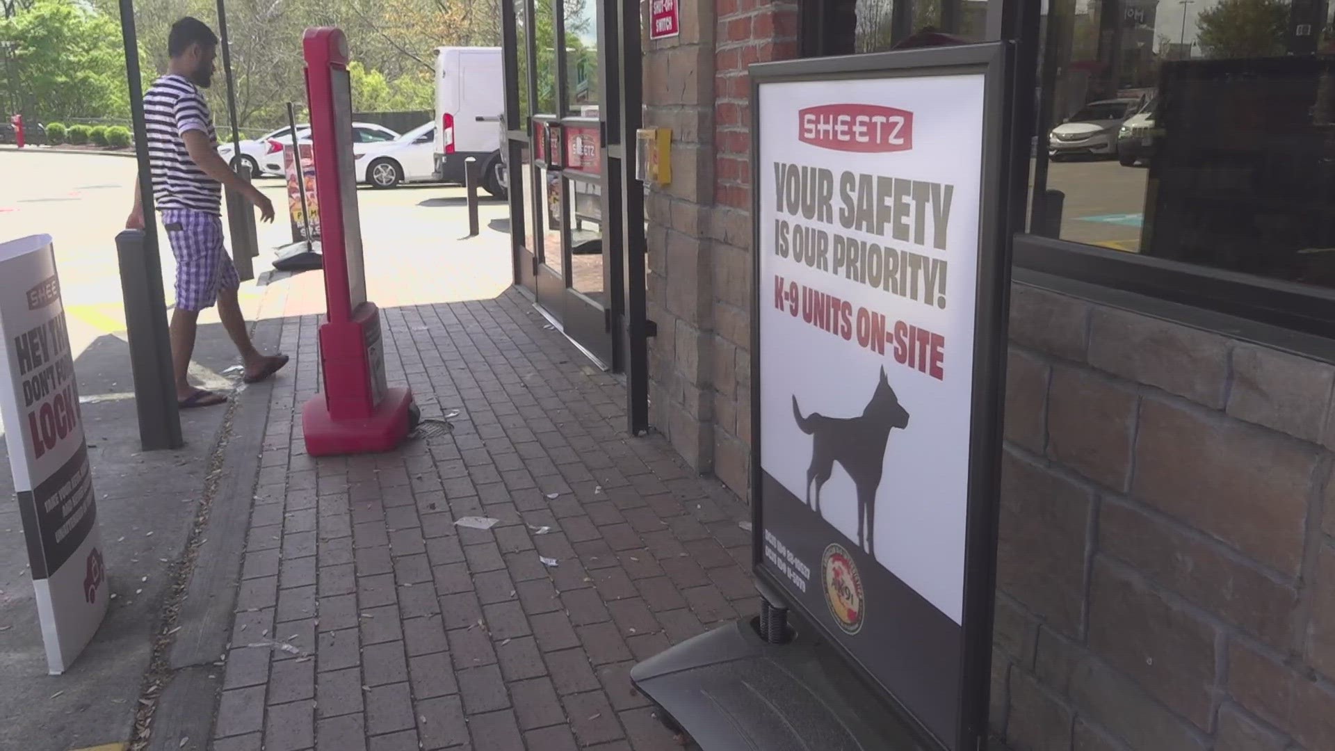 The added security comes after a string of crimes at Sheetz locations.