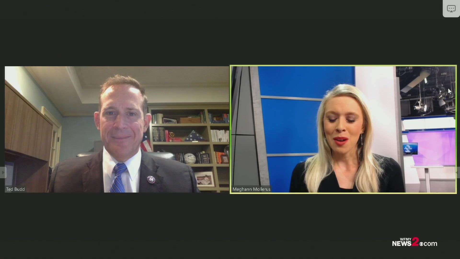 Rep. Ted Budd (R-NC-13) recounts the Capitol riots, defends his criticism of certain voting processes, and talks about his party's future with Meghann Mollerus.