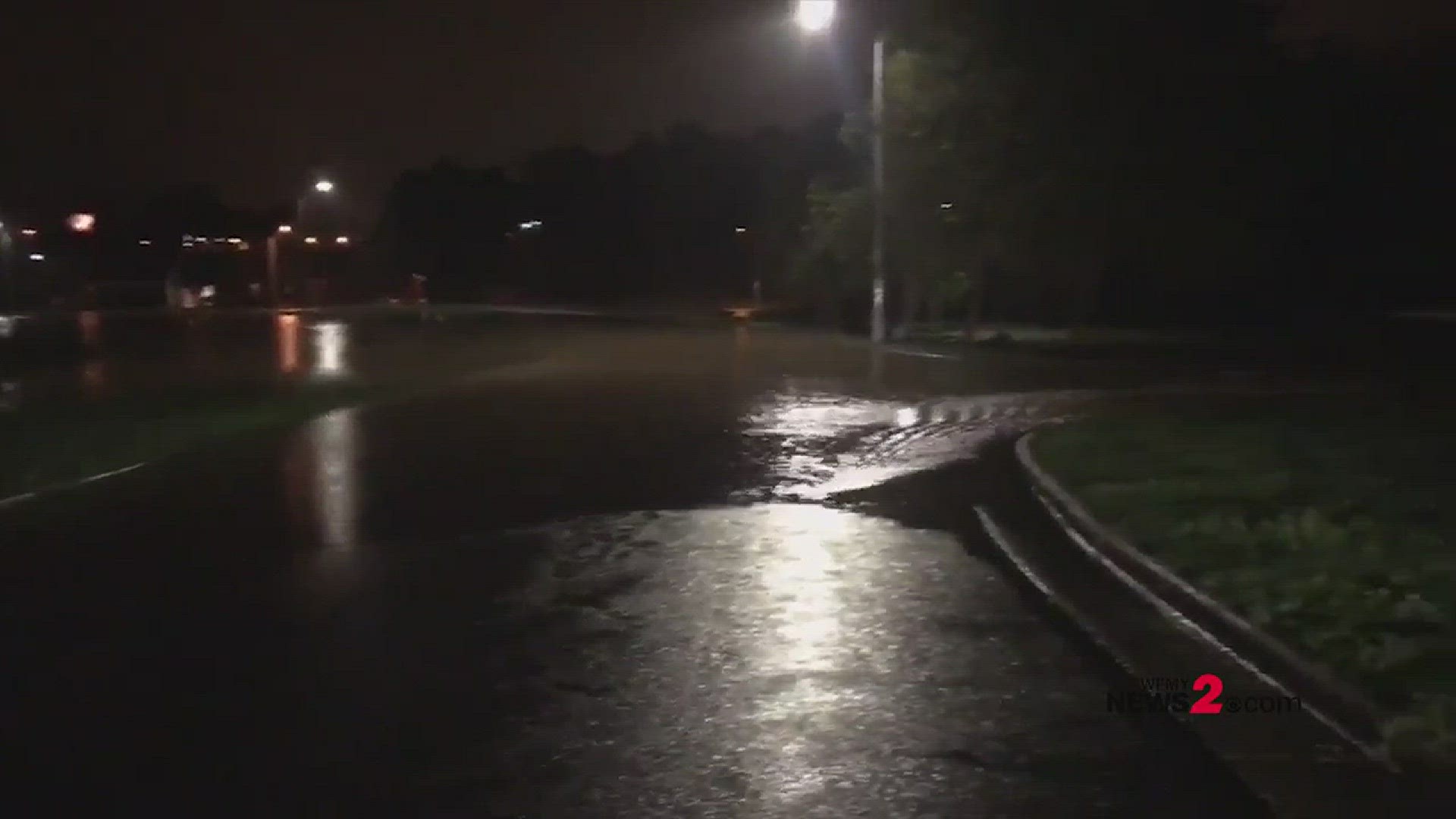 K&W flooded when a nearby creek couldn't hold all the rain from Florence.