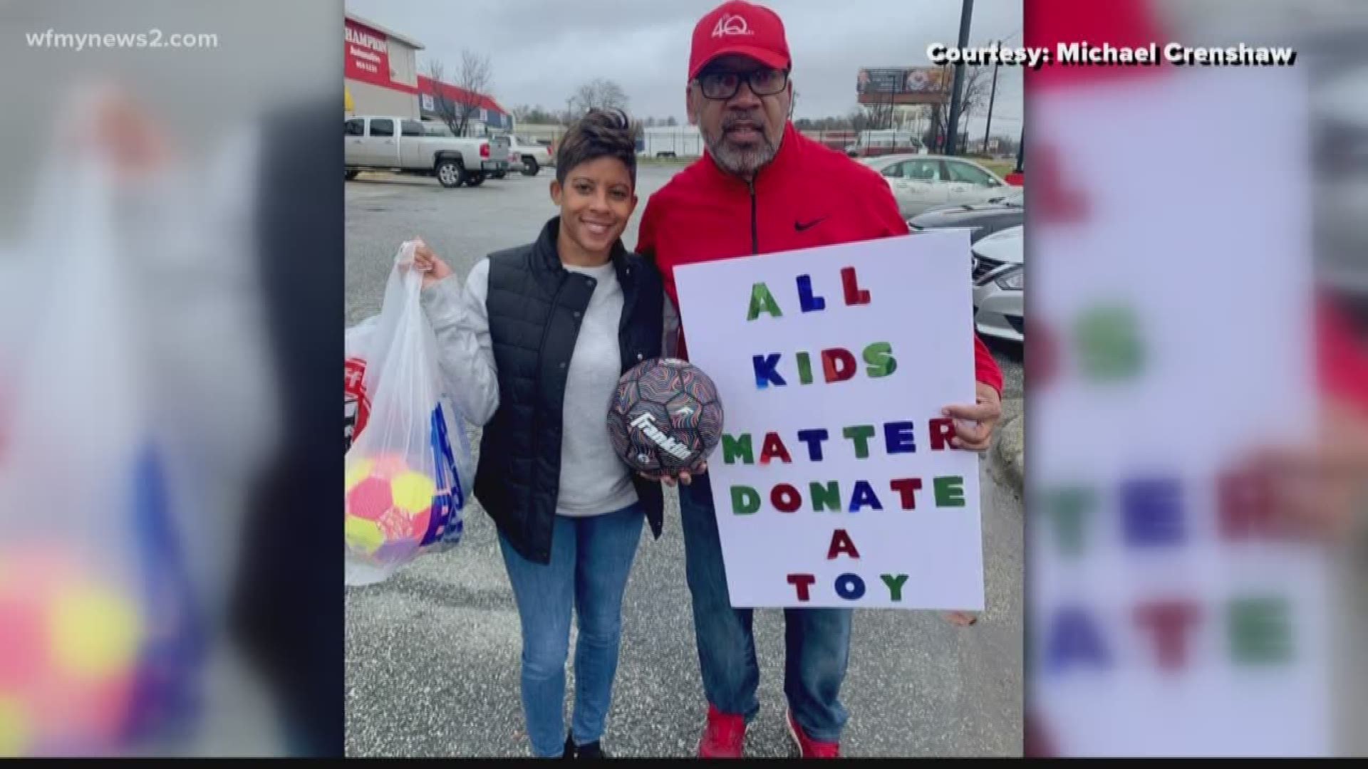 The group decided to embrace the season of giving and help those in need around the Triad.