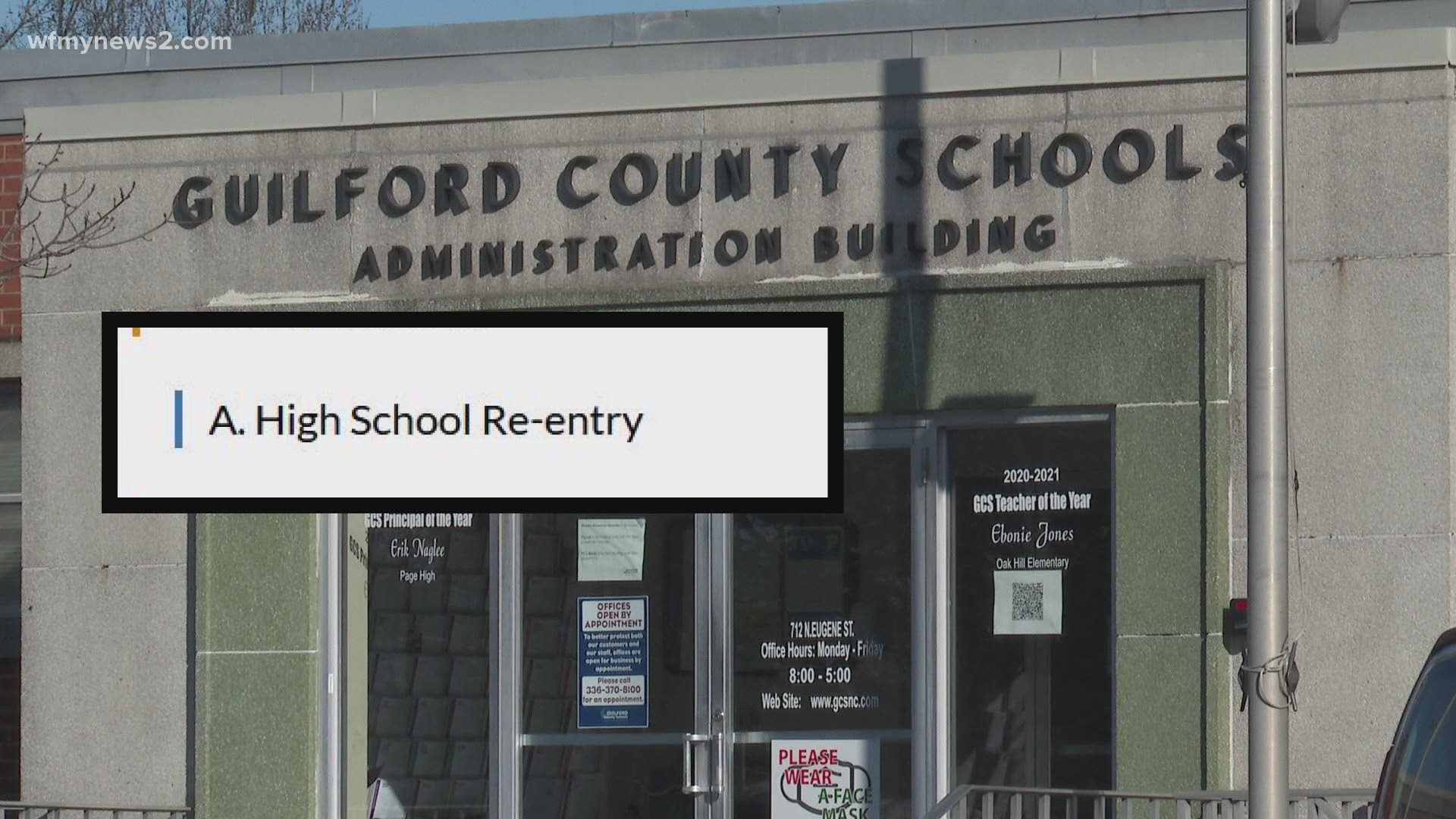 Guilford County Schools to give update on high school reentry