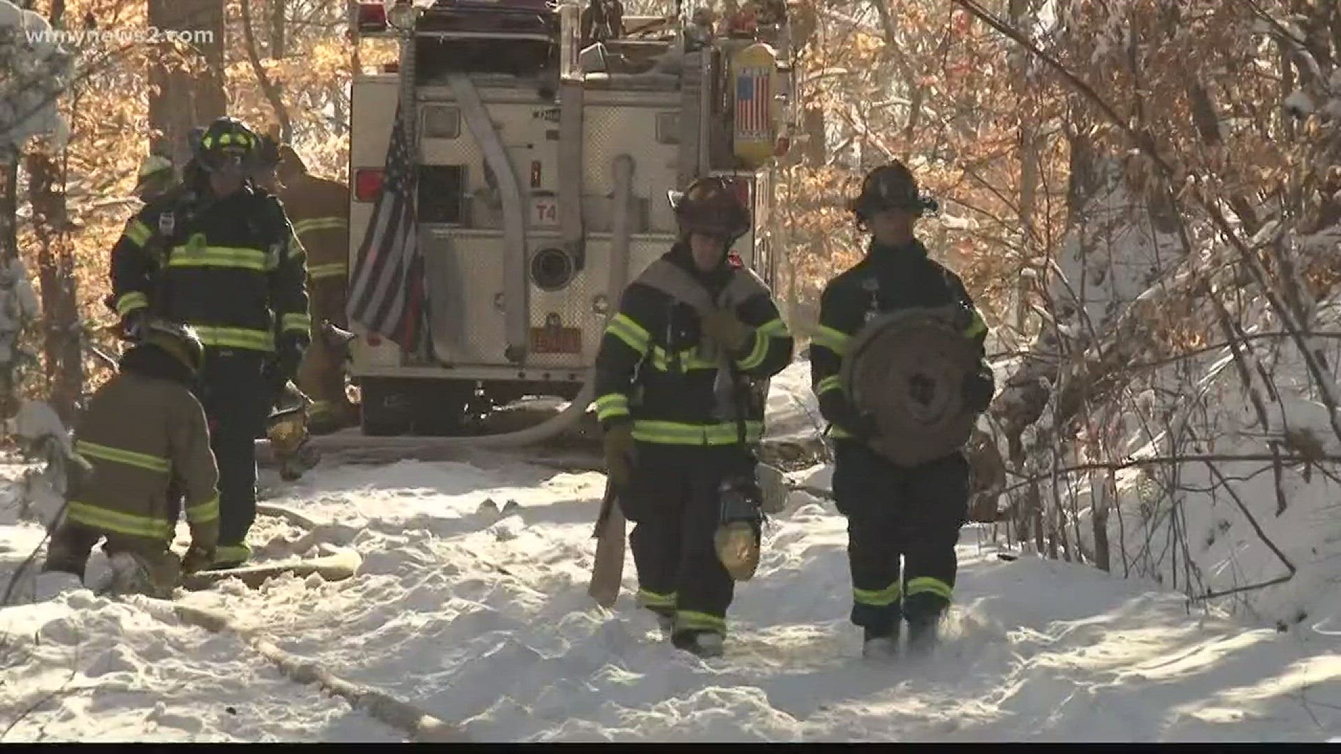 Kernersville House Fire Keeps Firefighters Busy In The Snow