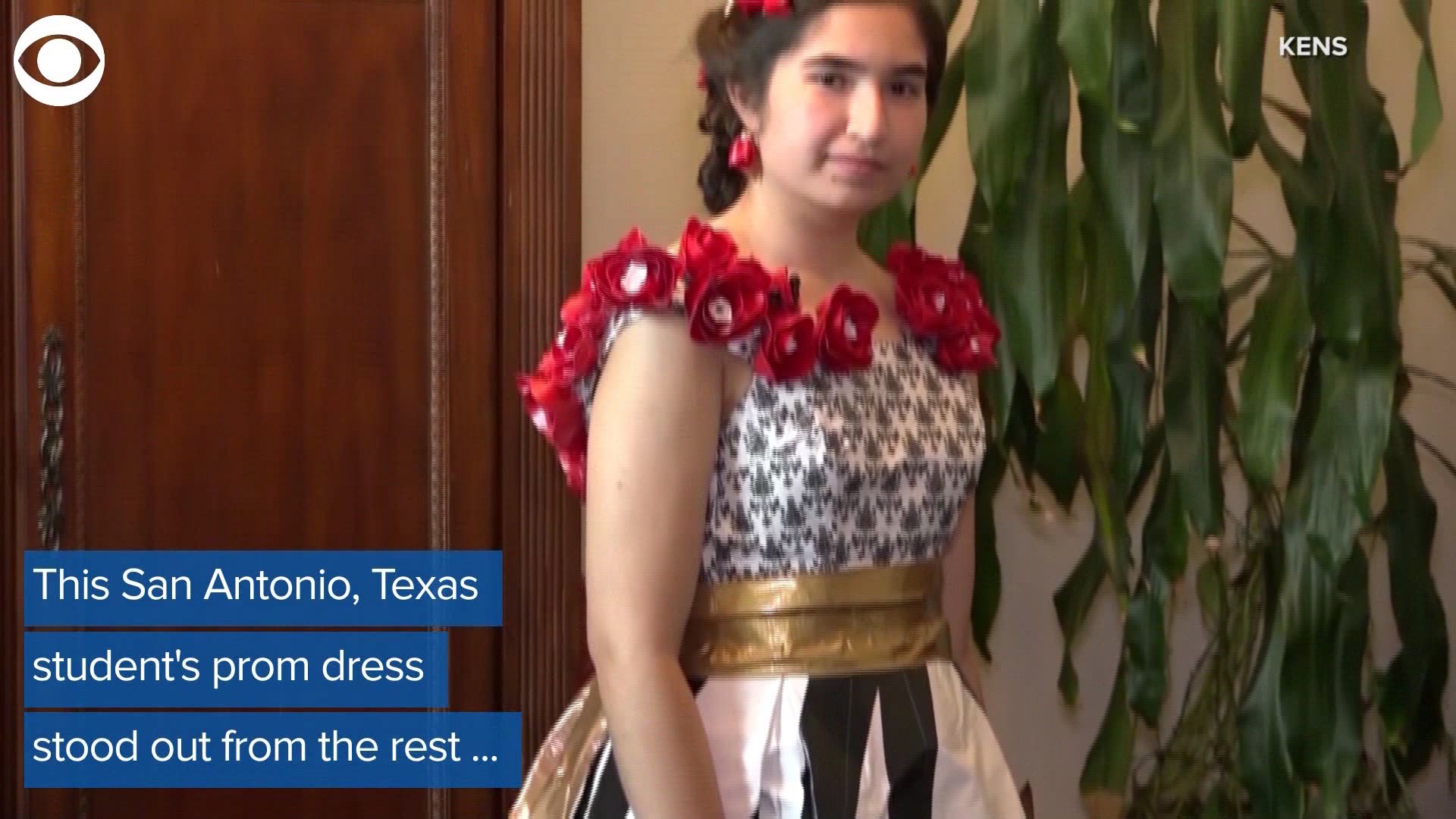 A San Antonio, Texas student's unique, handmade prom dress could help her pay for her college education. Take a look at the duct tape creation that took 60 hours to make.