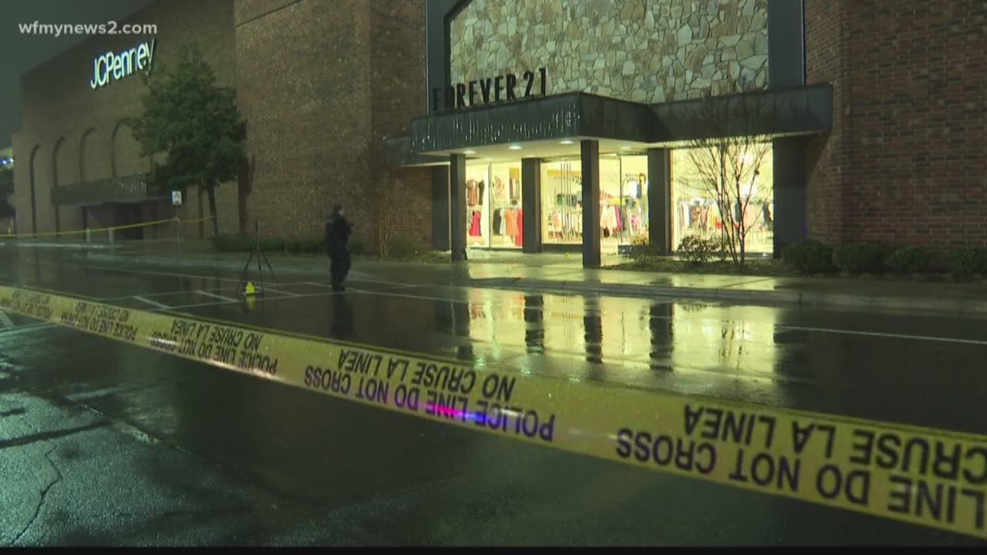1 teen was shot, and 1 suspect is in custody after a night at the mall ended with a shooting