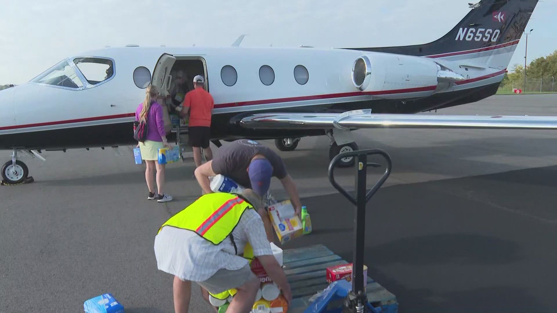 Volunteer pilots, with help from NASCAR, fly medicine and supplies to disaster zones that vehicles can’t reach.