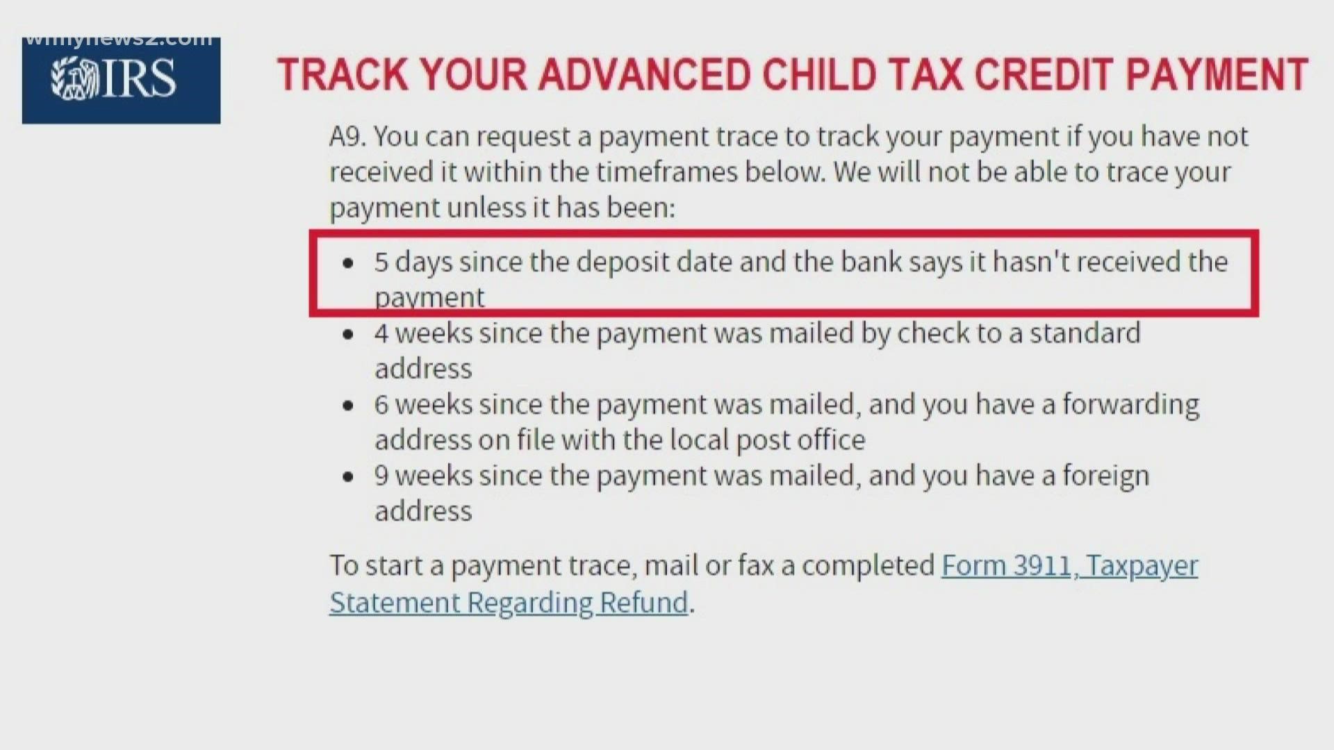 You can track your payment but you do have to wait until it passes a certain time frame.