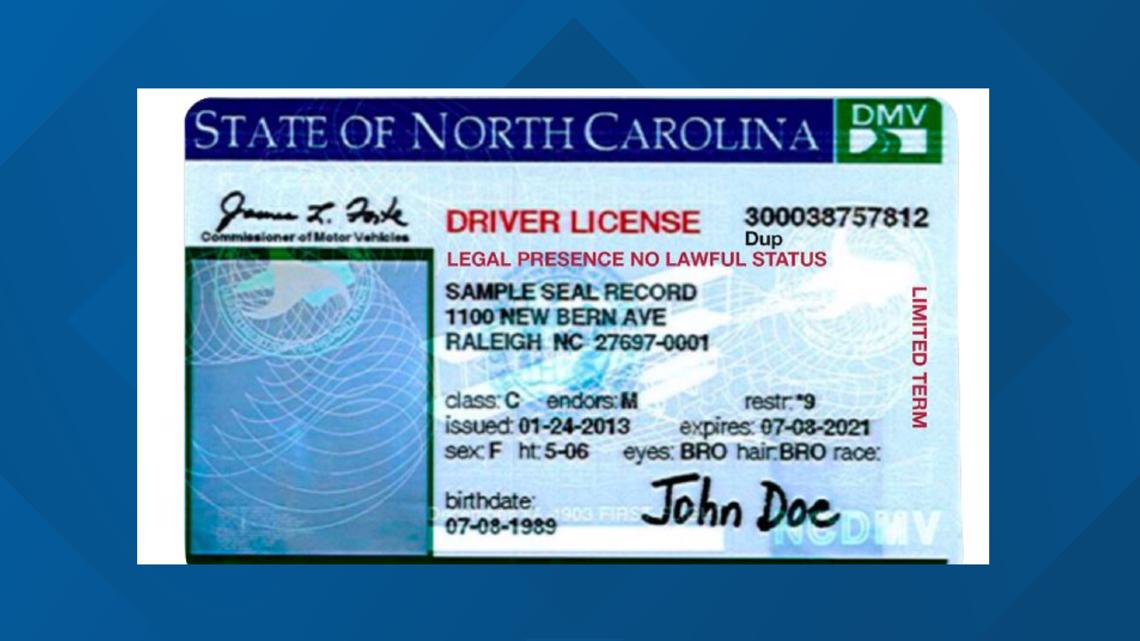 Set 2 Division of Motor Vehicles Driver License North Carolina Patch Police DMV 