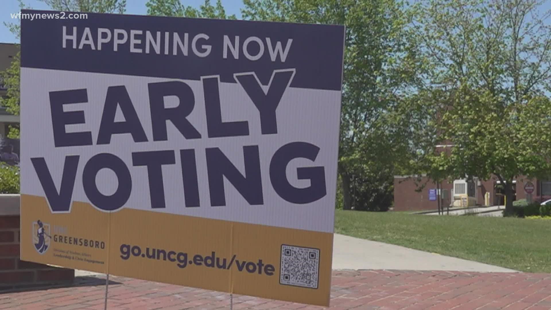 Primary elections traditionally have a lower voter turnout, so college students rallied today, to make sure their voices are heard.