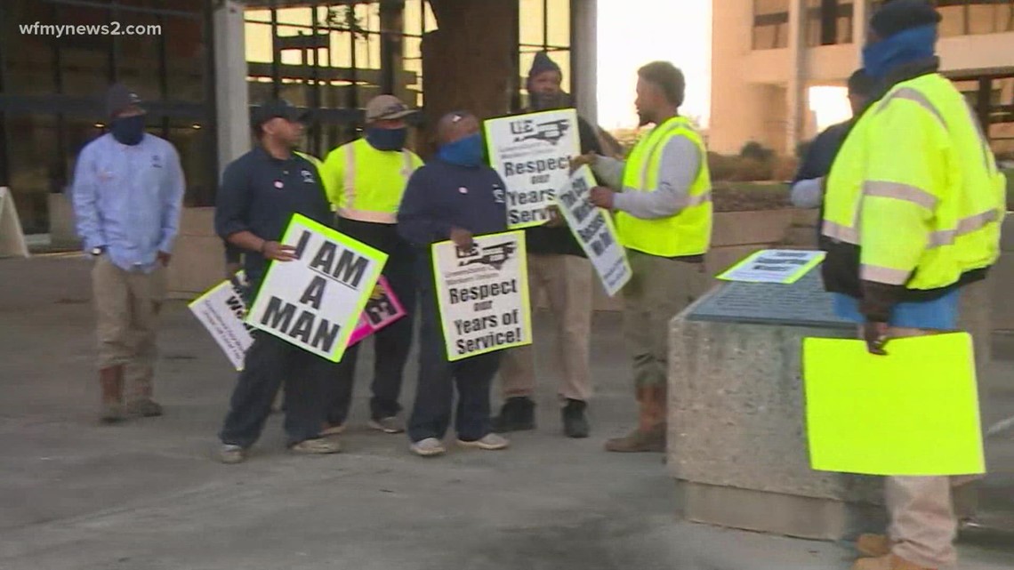 Greensboro workers rally for fair pay