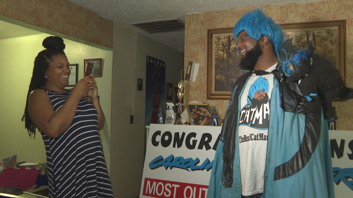 Famous Carolina Panthers fan Greg 'Catman' Good has died