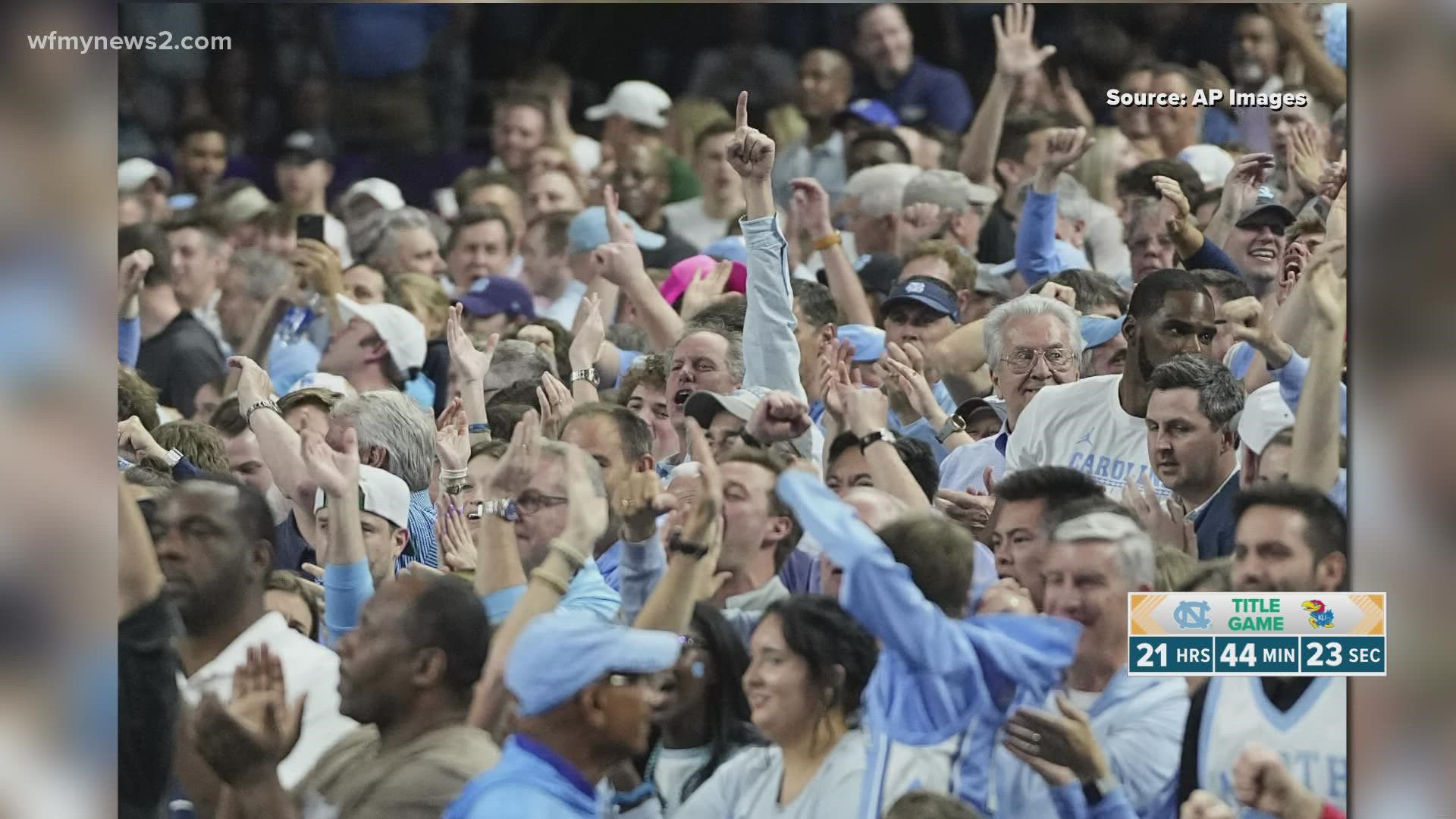 UNC students try to mentally recover after the Tar Heels beat Duke Saturday night.