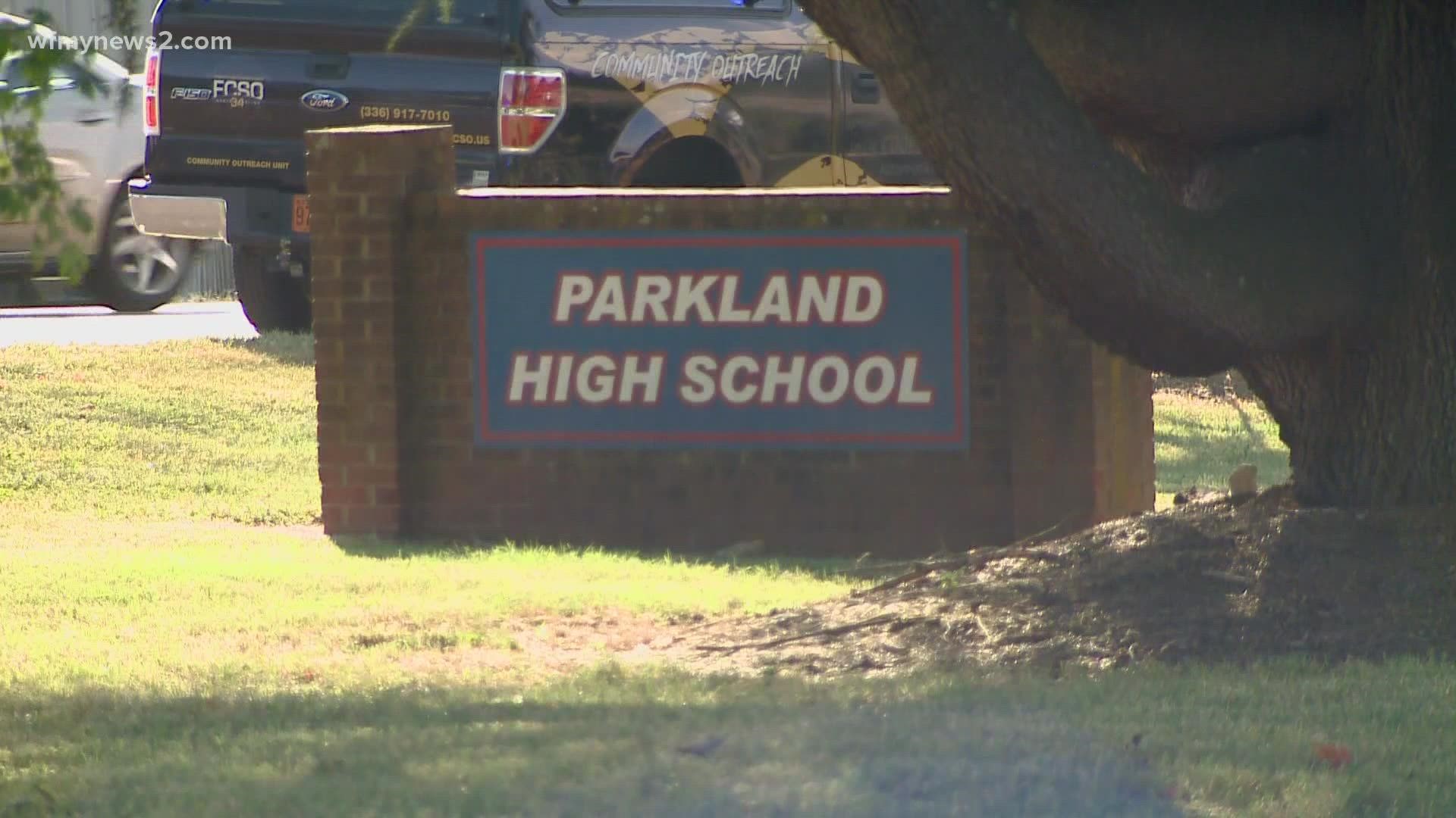 Parkland High School was placed on lockdown after school was dismissed as a precaution.