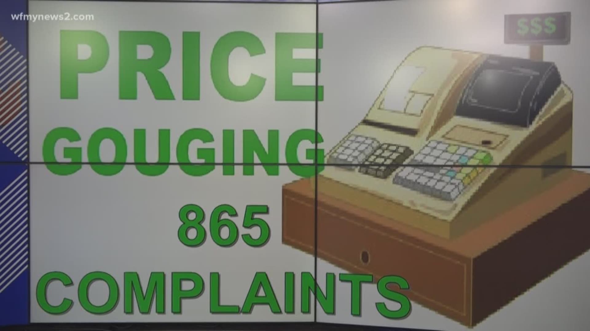 In the past three weeks, the state attorney generals office has received nearly 865 price gouging complaints.