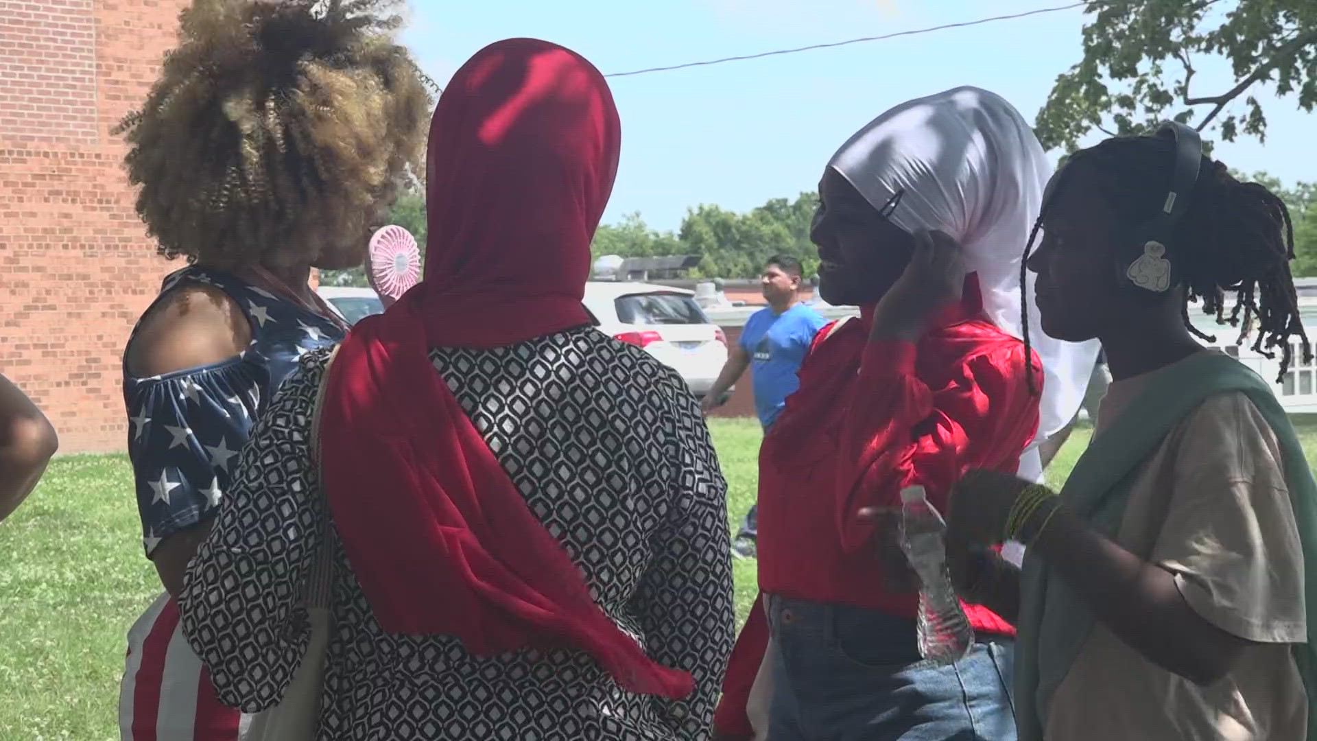 Jalloh's 5th Annual Youth Immigrant Fourth of July festival took place at Warnersville Recreation Center to offer a place to celebrate for newer Americans.